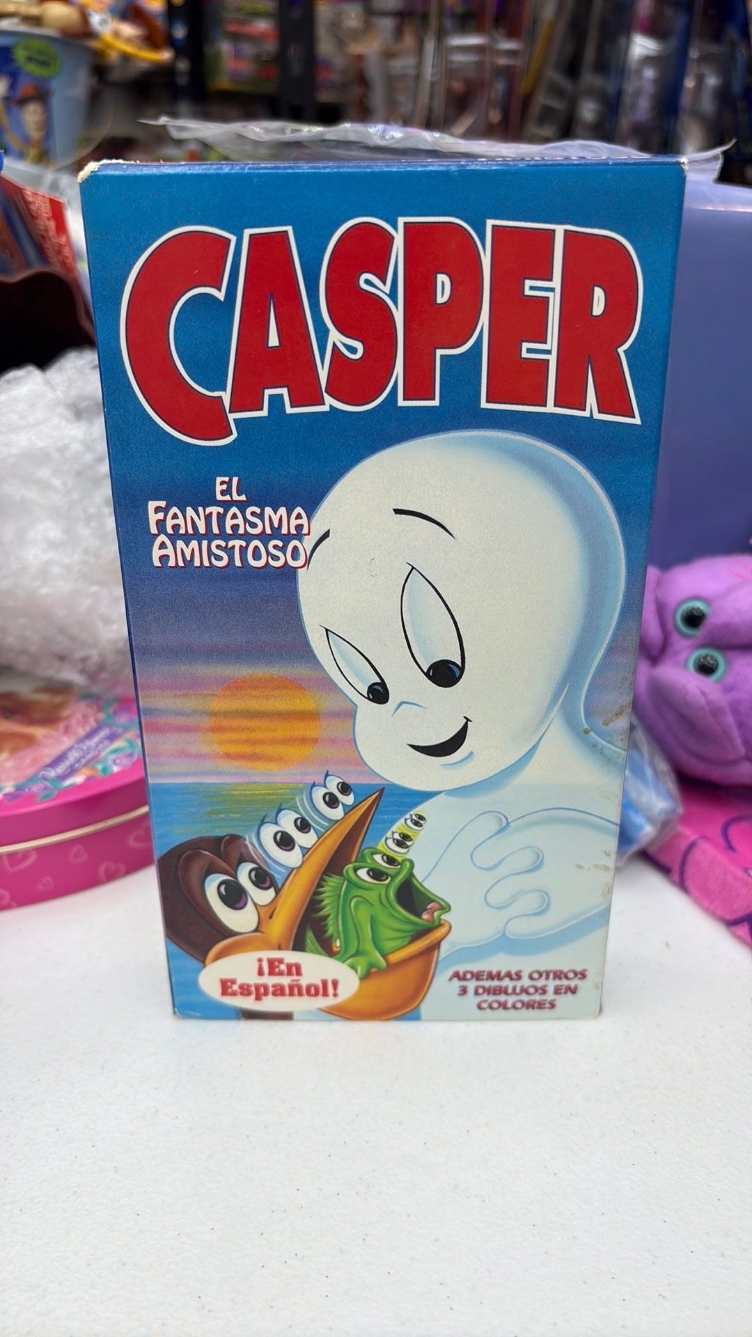 S3- 1994 Casper El Fantasia Amistoso VHS Rare Spanish Version UAV