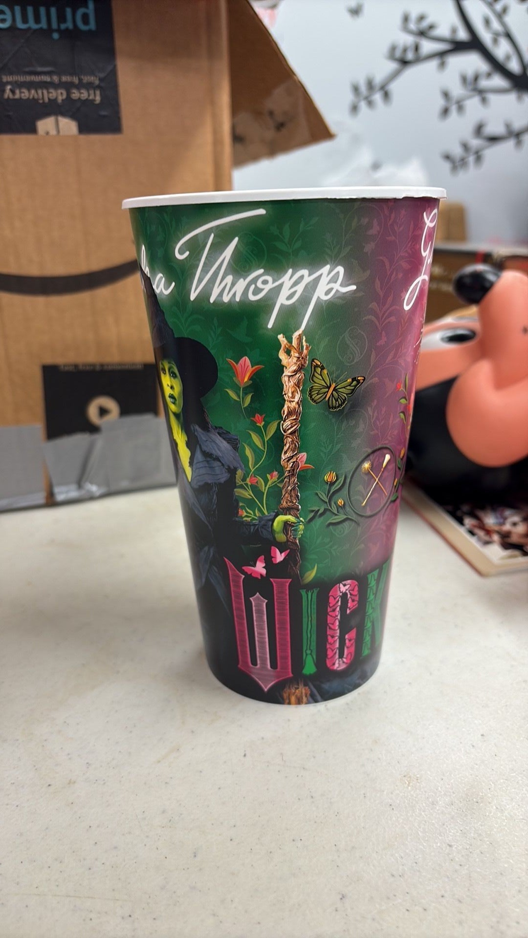 6B - Wicked for Good Glinda Upland Elphaba Thropp Promotional Collectible Cup