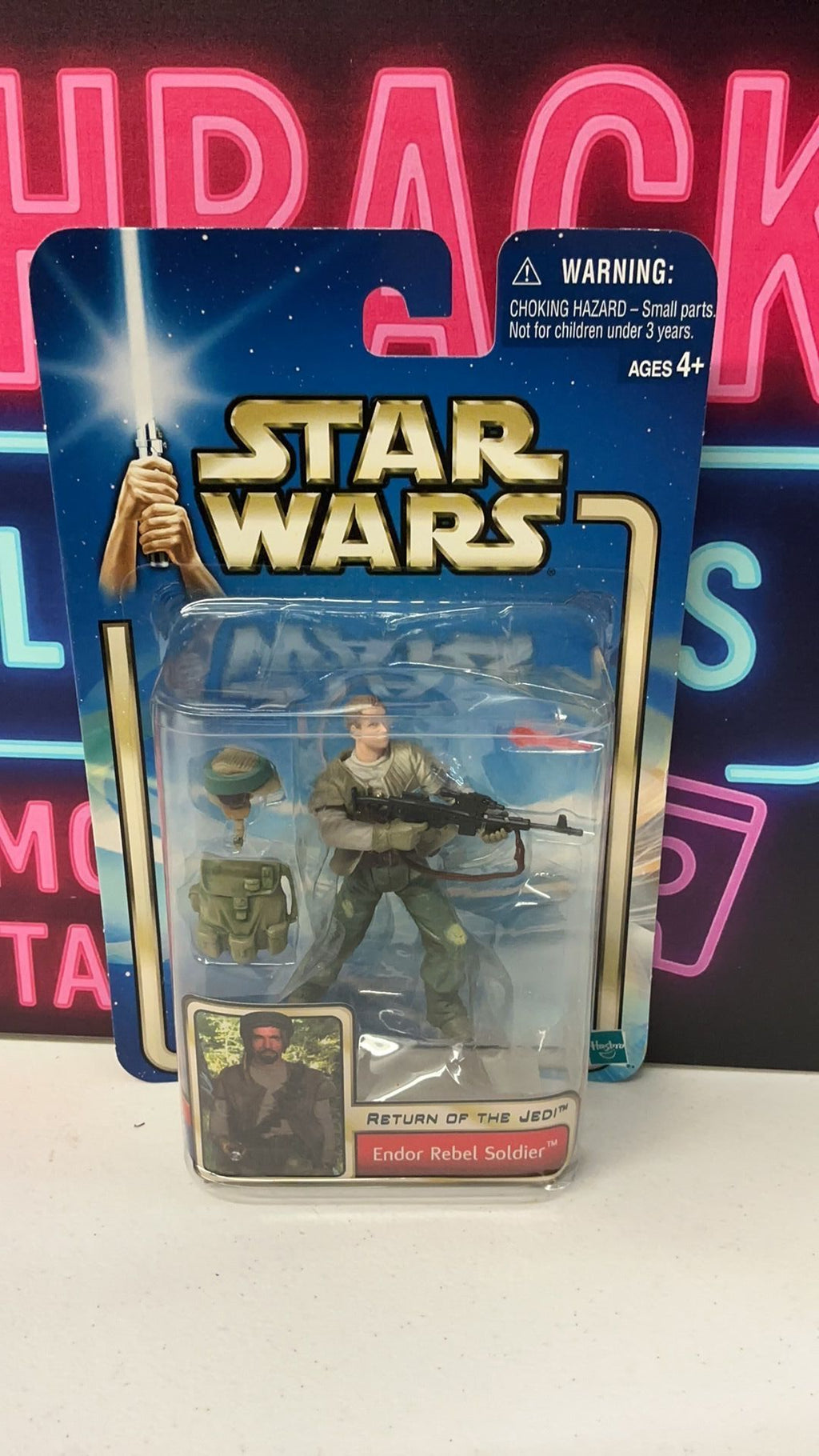 PR2- Endor Rebel Soldier 33 2002 STAR WARS The Saga Collection NEW No Beard
