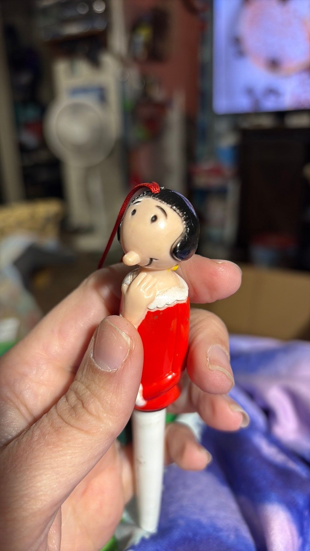 Vintage Lyric Popeye-Olive Pen and Topper