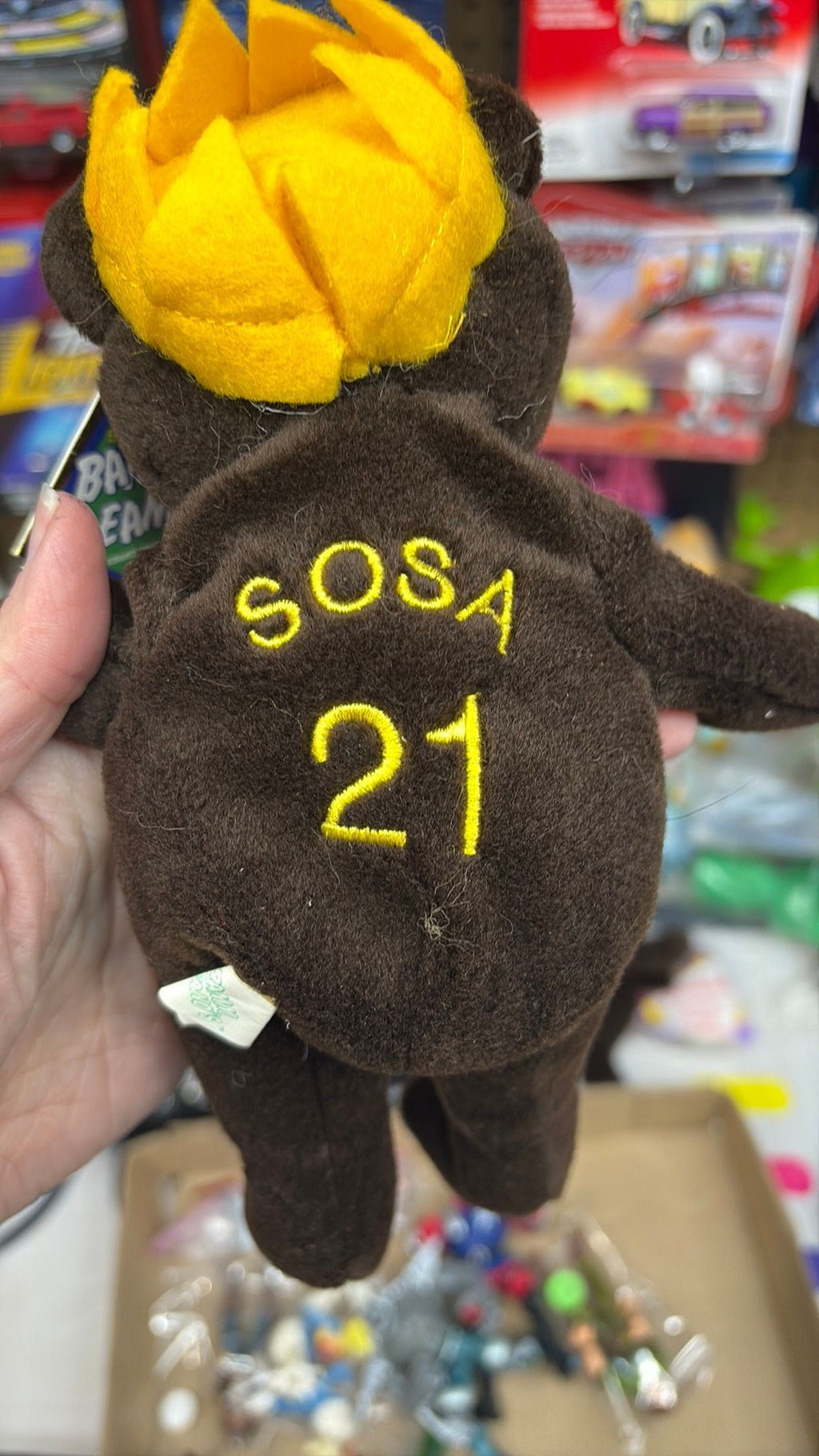 MLB Sosa #21 Home Run # 66 Beanie Baby Salvino's BAMM BEANO's 8" Plush