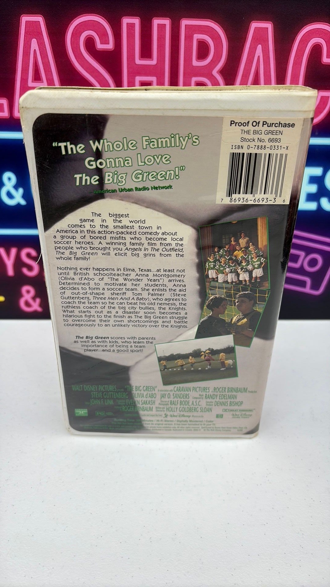 The Big Green VHS 1995 Disney Video Tape 90s Family Kids Soccer Movie Clamshell