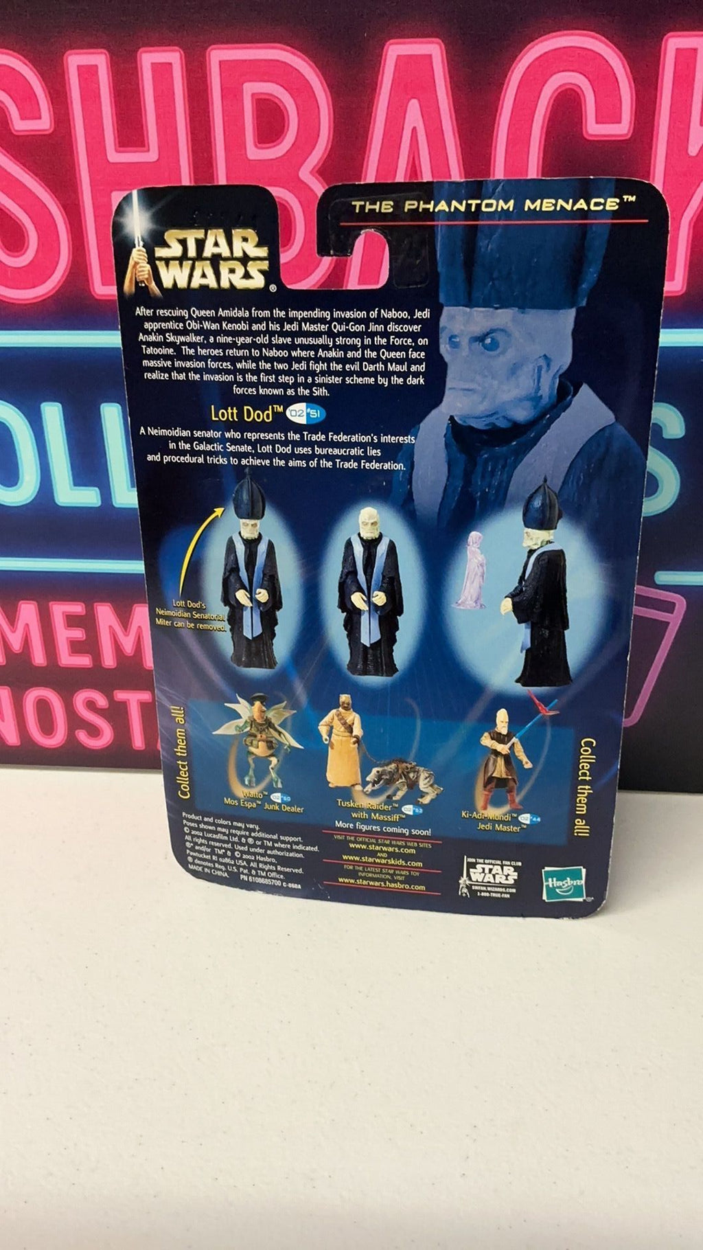 PR2- Star Wars LOTT DOD NEIMOIDIAN SENATOR #51 2002 The Phantom Menace NEW