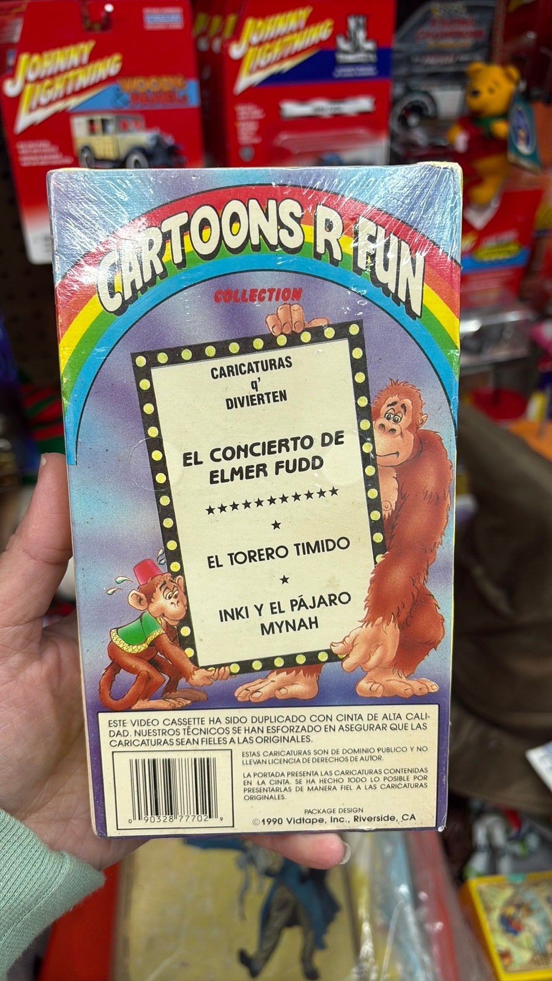 1989 Elmer Fudd VHS Video Tape CARTOONS R FUN Vintage Corny Concerto SEALED - Spanish