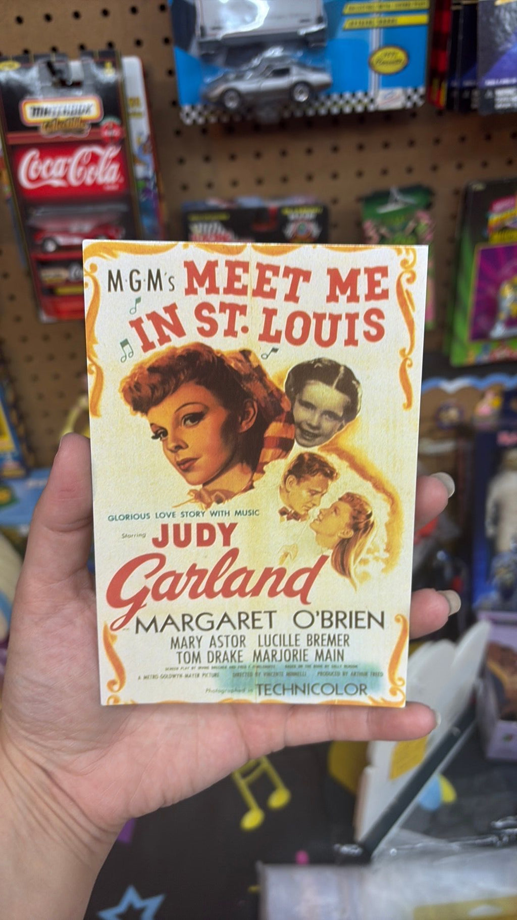 1992 Meet me In St. louis Postcard Judy Garland