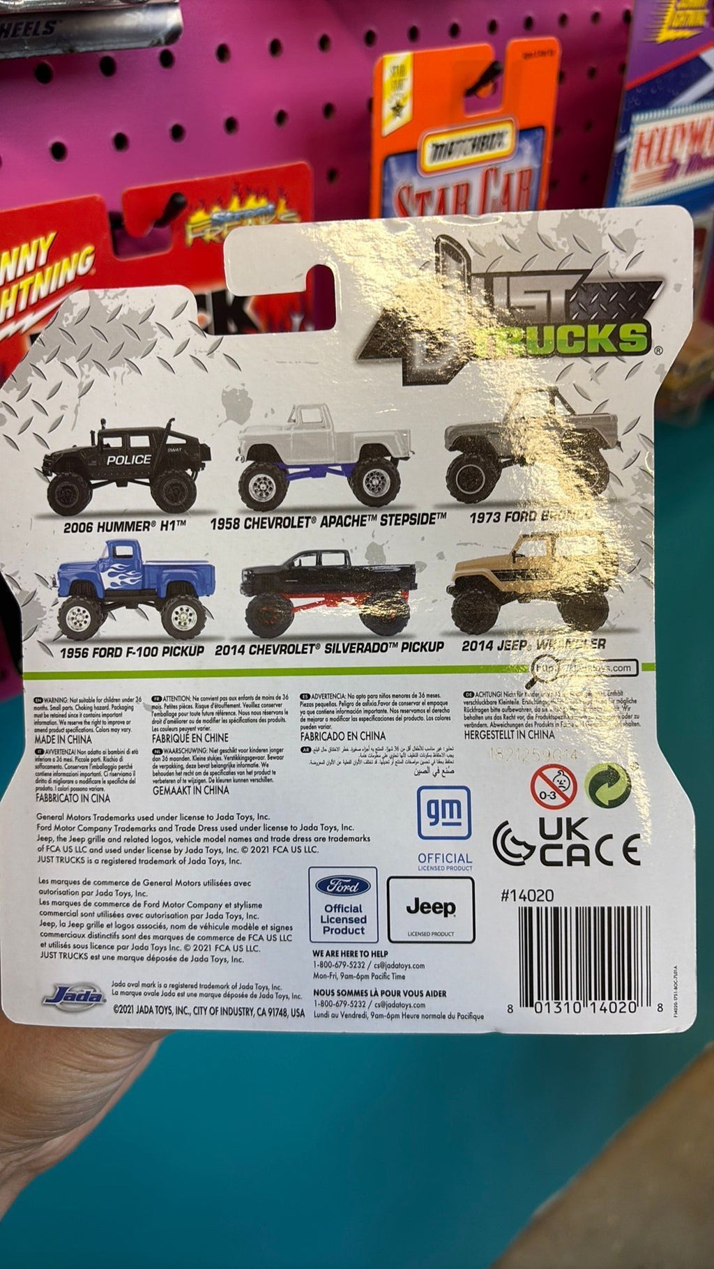 PW- Jada Just Trucks Silverado Pickup 2014 1:64 Black Diecast Unopened