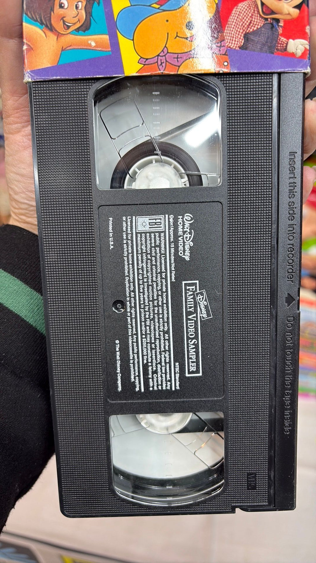 Walt Disney Family Toys R Us Video Sampler VHS Spot, Ariel, Mickey Mouse, Pooh