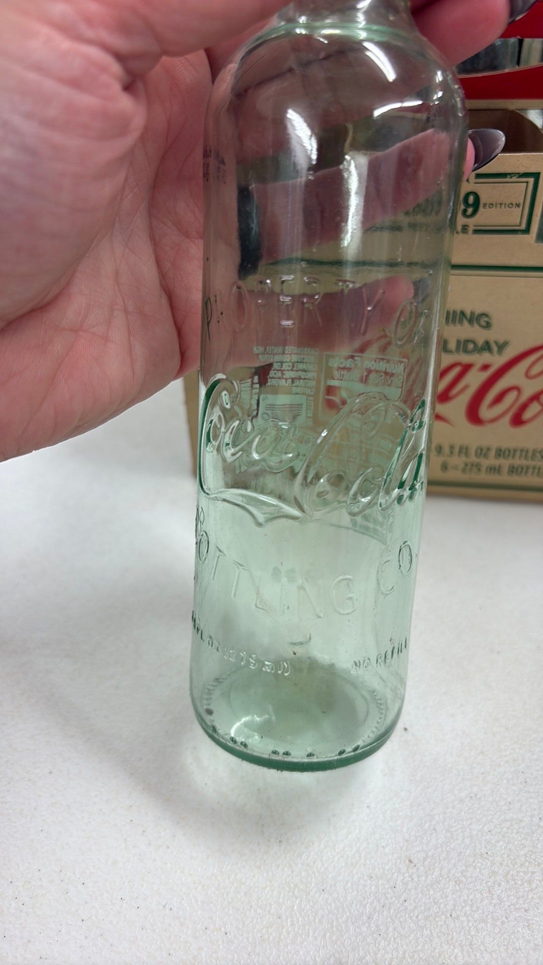 7D- Coca Cola 1899 Circa Bottle Limited Edition Refreshing Holiday 6 Pack Bottles