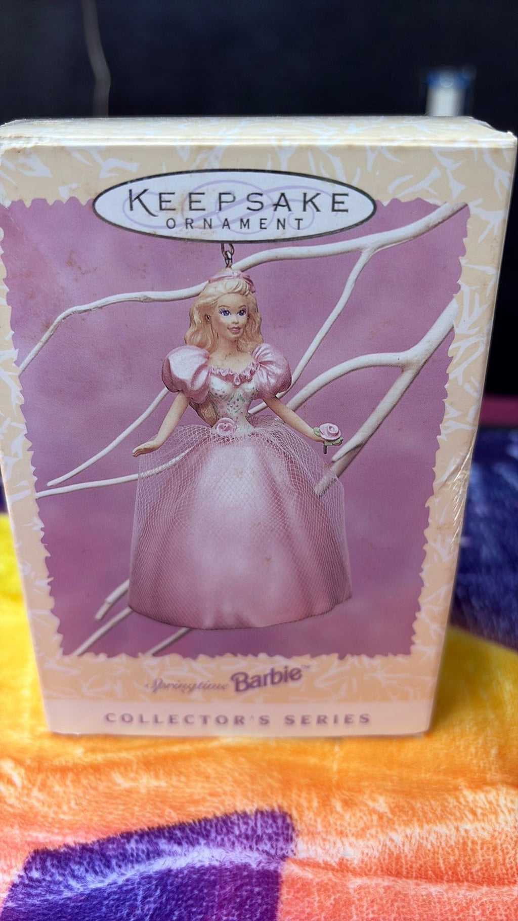 15C1- 1996 Hallmark Keepsake Ornament Easter Springtime Barbie Collector's Series