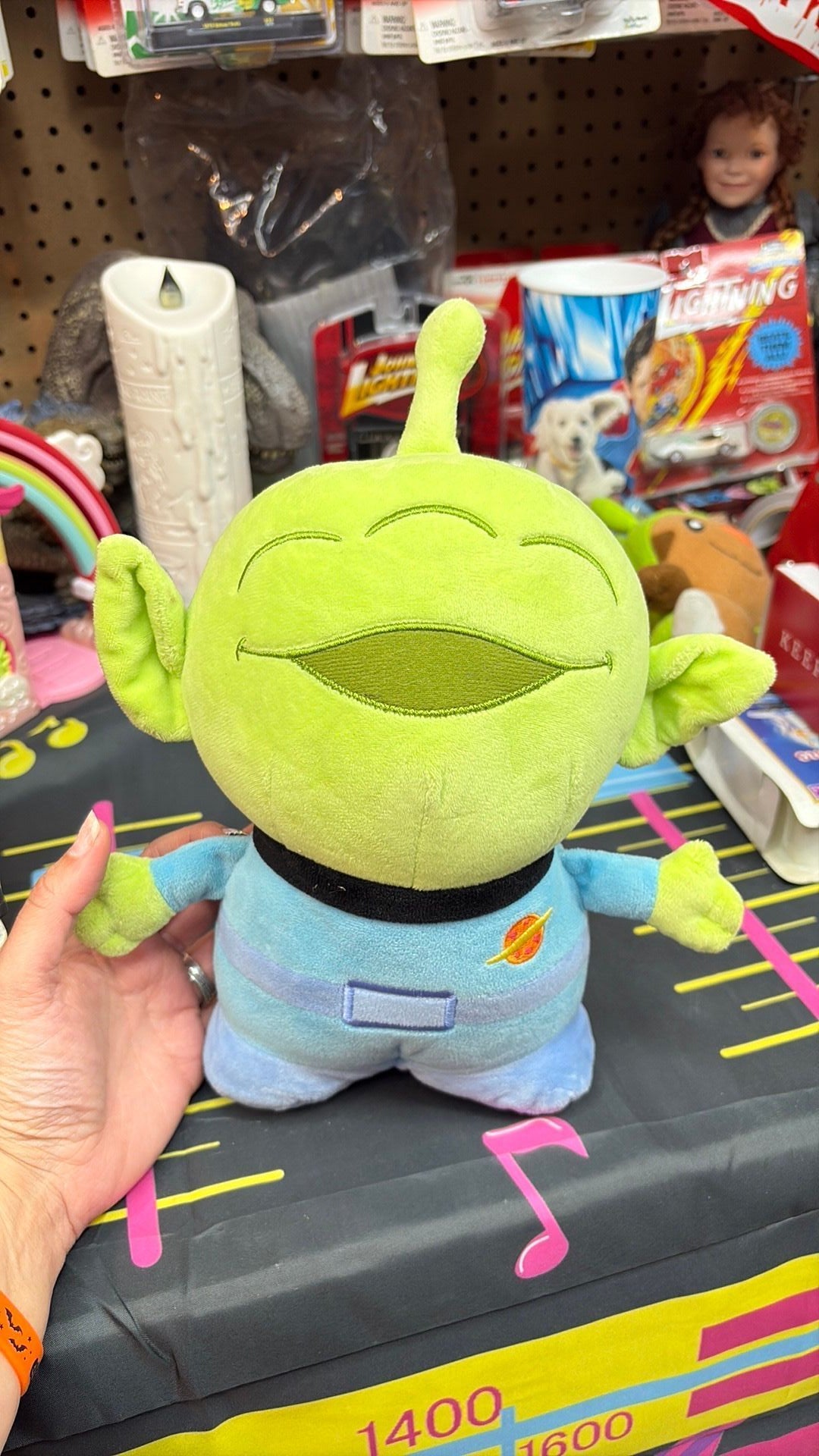 Disney 100 Toy Story Little Green Men Alien 10″ Cute Plush MINISO Soft Toy RARE - see photos