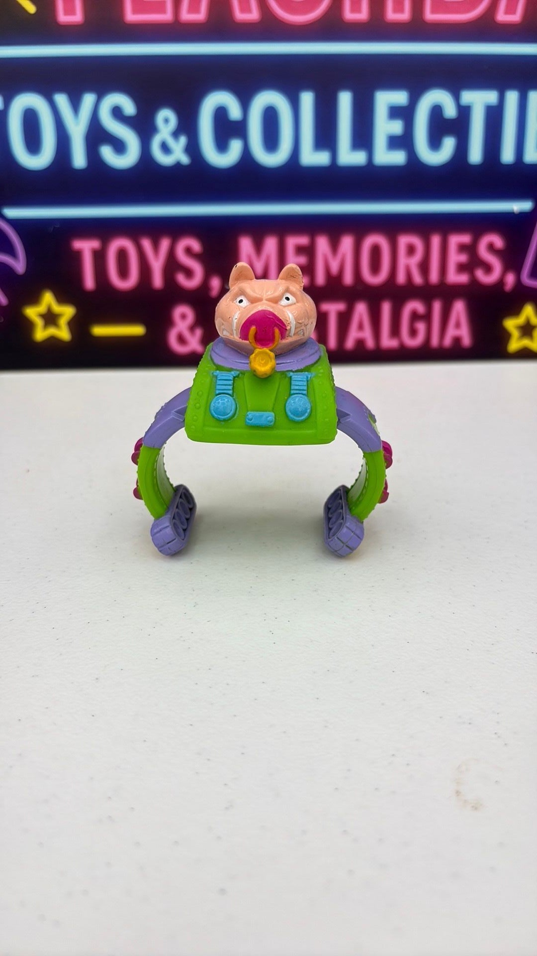 12B- Burger King Vintage 1990 Kids Club Barnyard Commandos Cuff - see photos