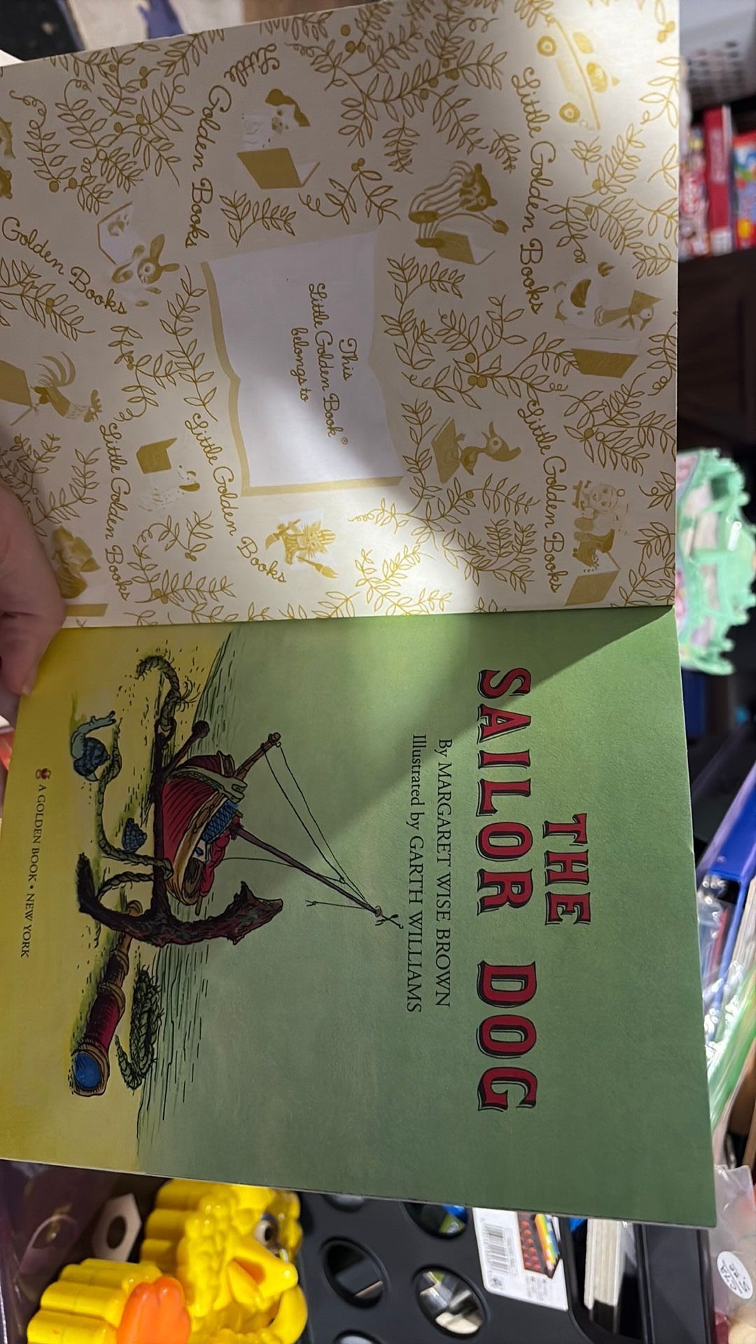 4B - 1981 The Sailor Dog (A Little Golden Book) - Hardcover - VERY GOOD