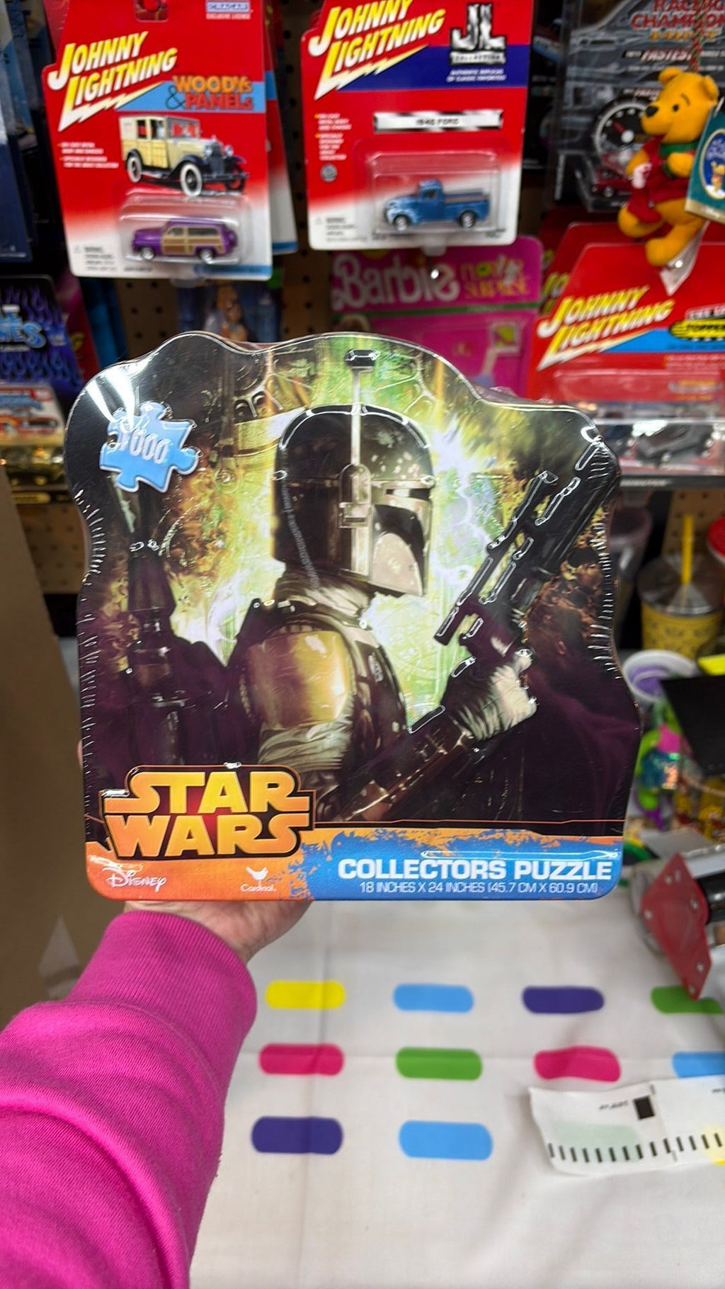 Disney Star Wars Puzzle Collectors Tin Puzzle 1000 Pcs New Sealed Boba Fett