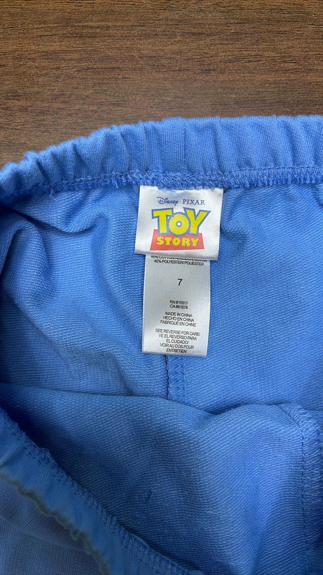 Disney Toy Story Woody Cotton Shorts size 7