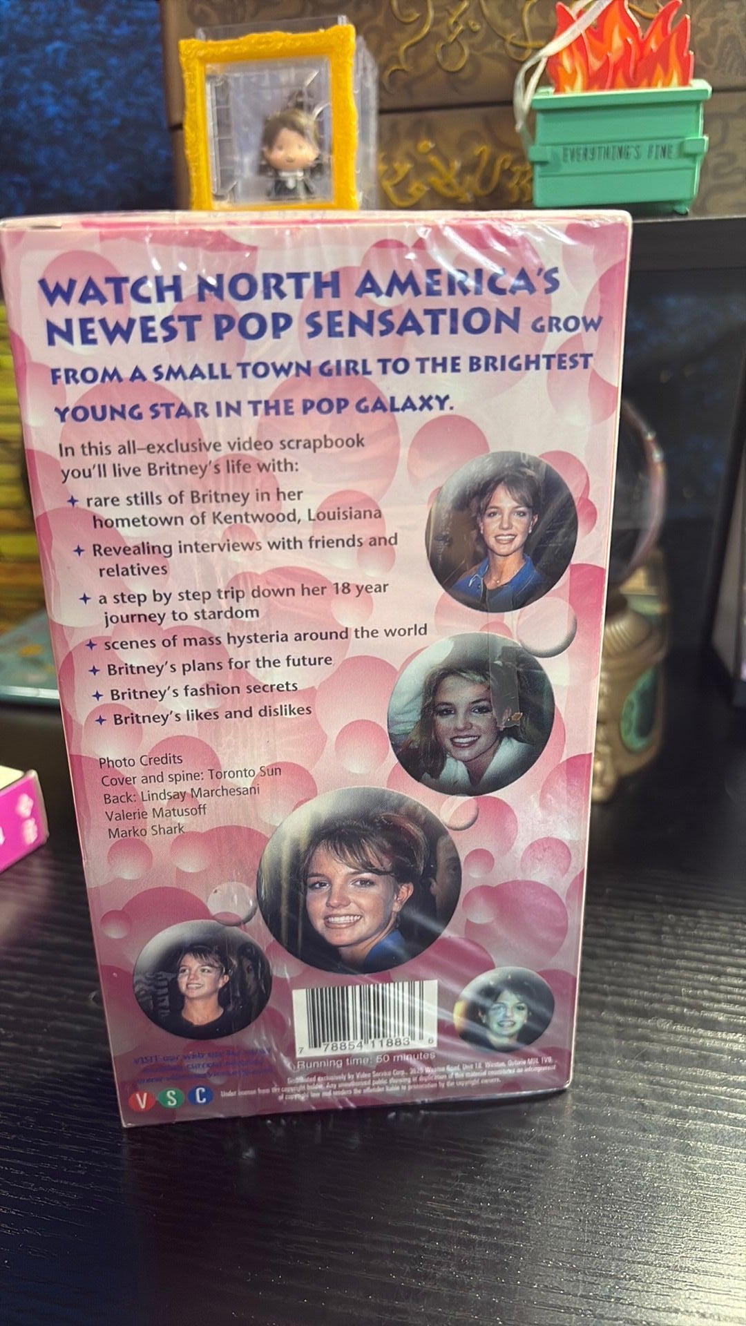 Britney Spears Star Baby Scrapbook VHS Unauthorized 1999 BRAND NEW