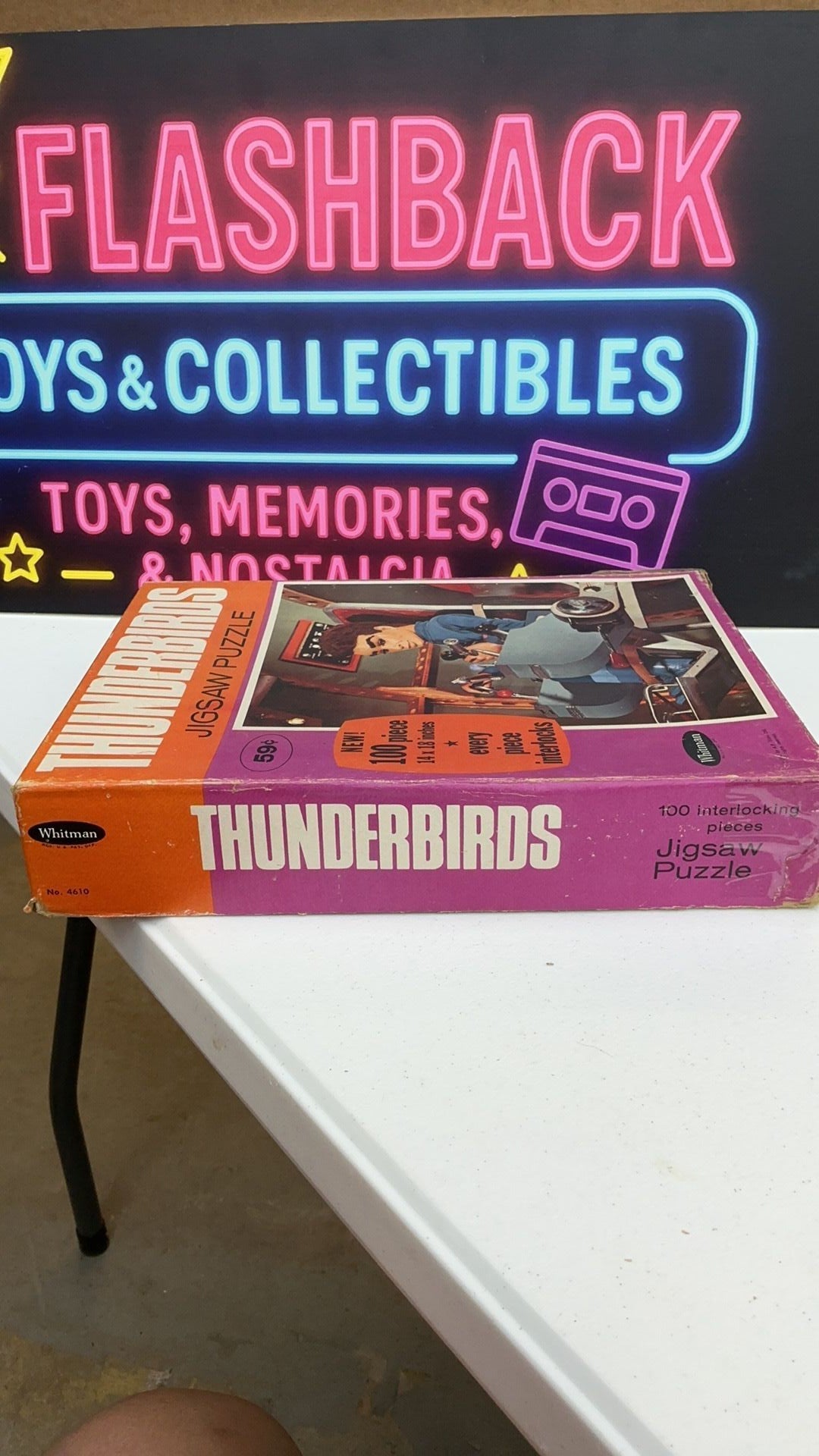 4B- Whitman - Thunderbirds Scott Tracy - 1968 Jigsaw Puzzle - COMPLETE