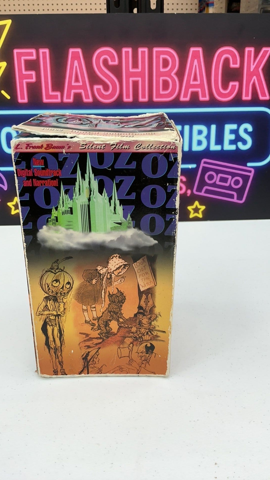 12C- 1996 RARE Oz 4 VHS Tapes Wizard of Oz L Frank Baum Silent Film Collection - read