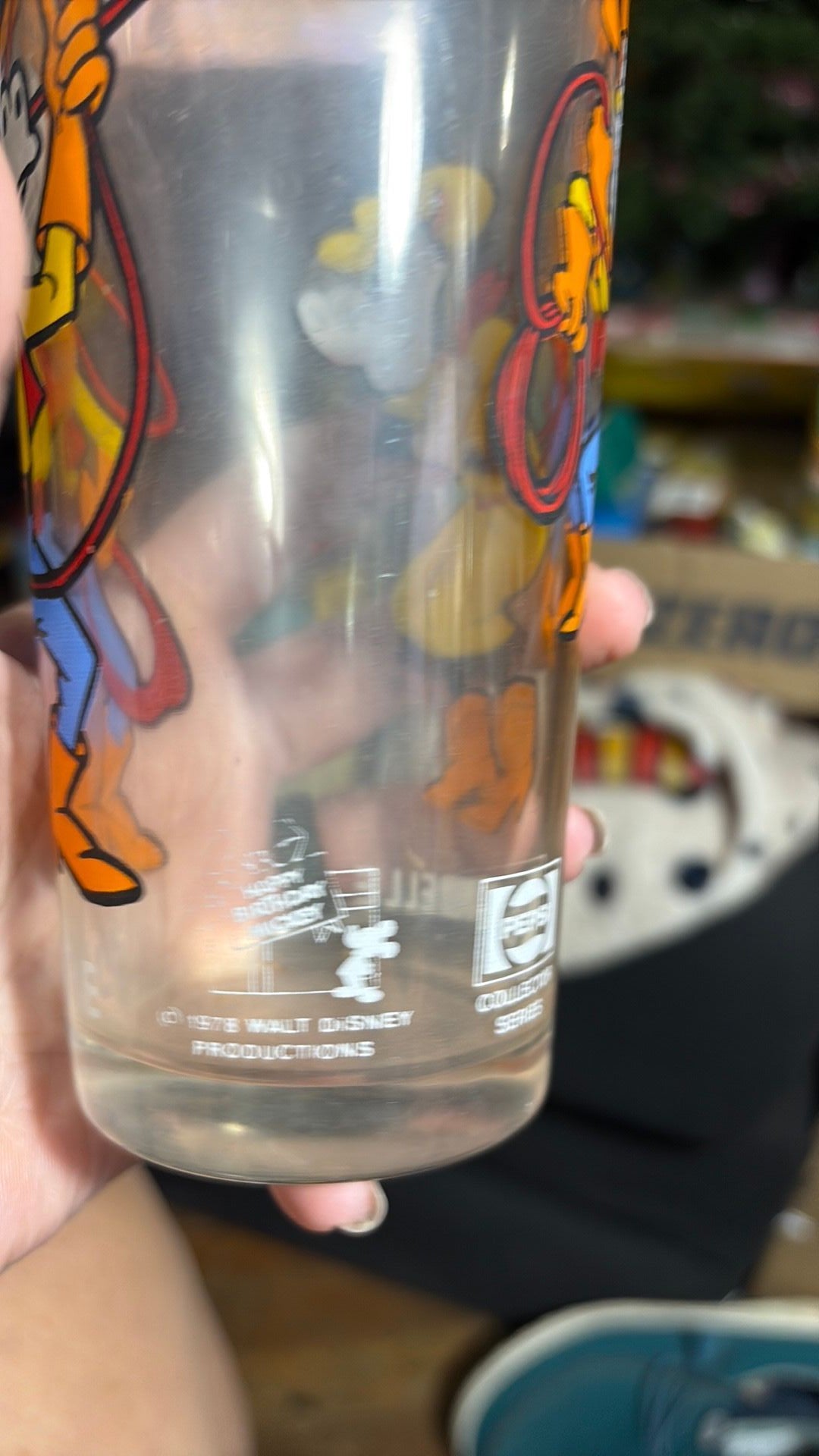 Horace & Clarabelle "Happy Birthday Mickey" Pepsi Collector Series Glass, 1978