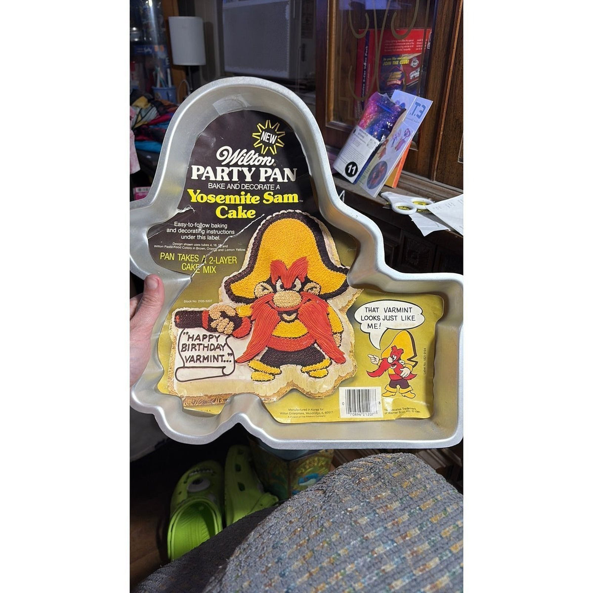 5D- 1981 Wilton Yosemite Sam Cake Mold Pan #502-2908 Looney Tunes - see photos