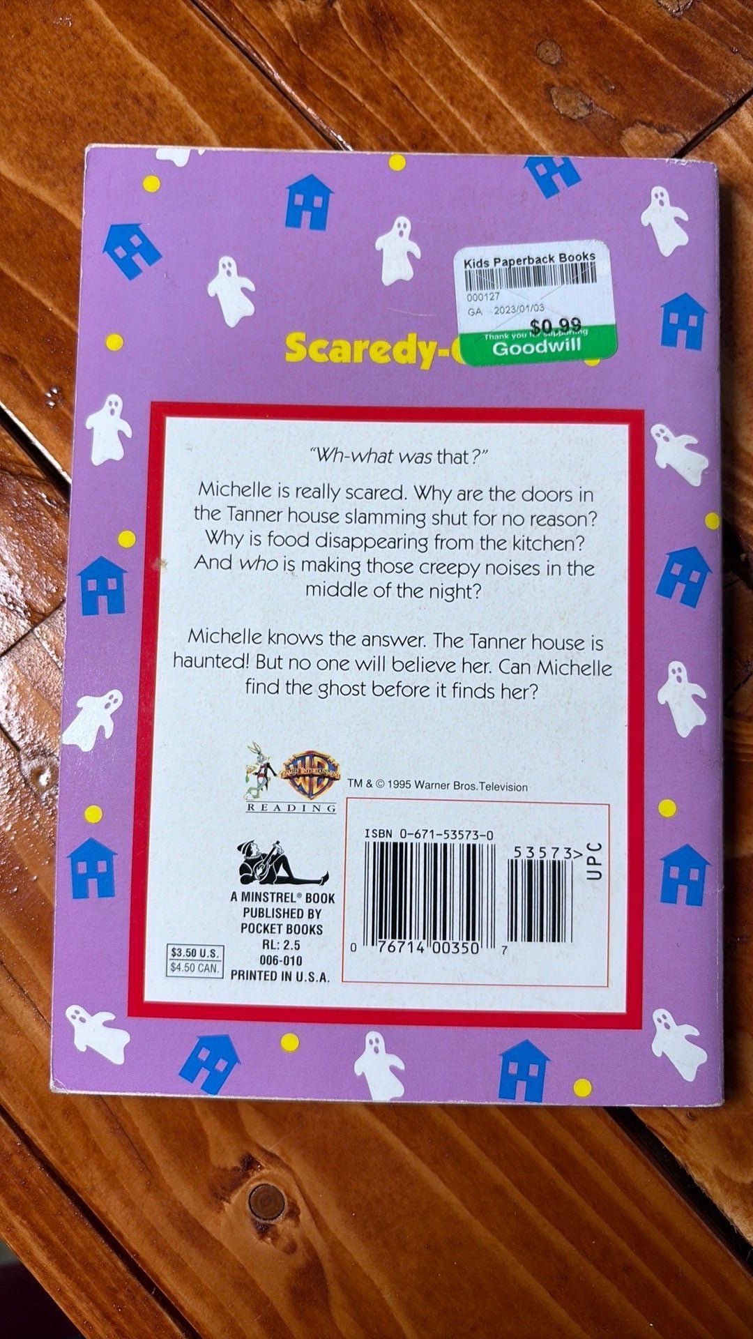 B1- The Ghost in My Closet (Full House: Michelle) by West, Cathy, Good Book