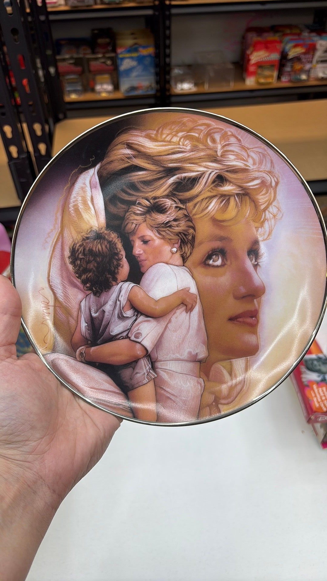 11C- Franklin Mint Diana, Princess of Wales QUEEN OF COMPASSION Plate