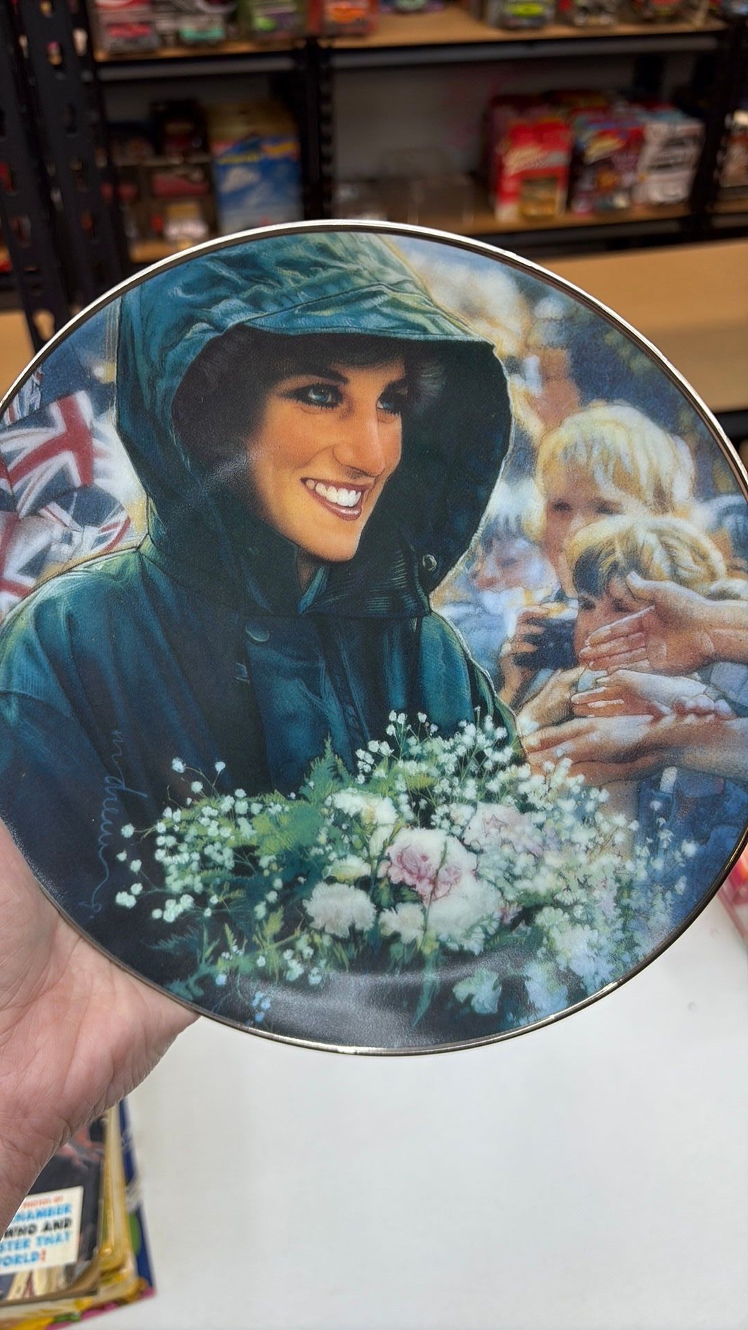 11C- Franklin Mint Diana Princess of Wales “People’s Princess” Limited Plate