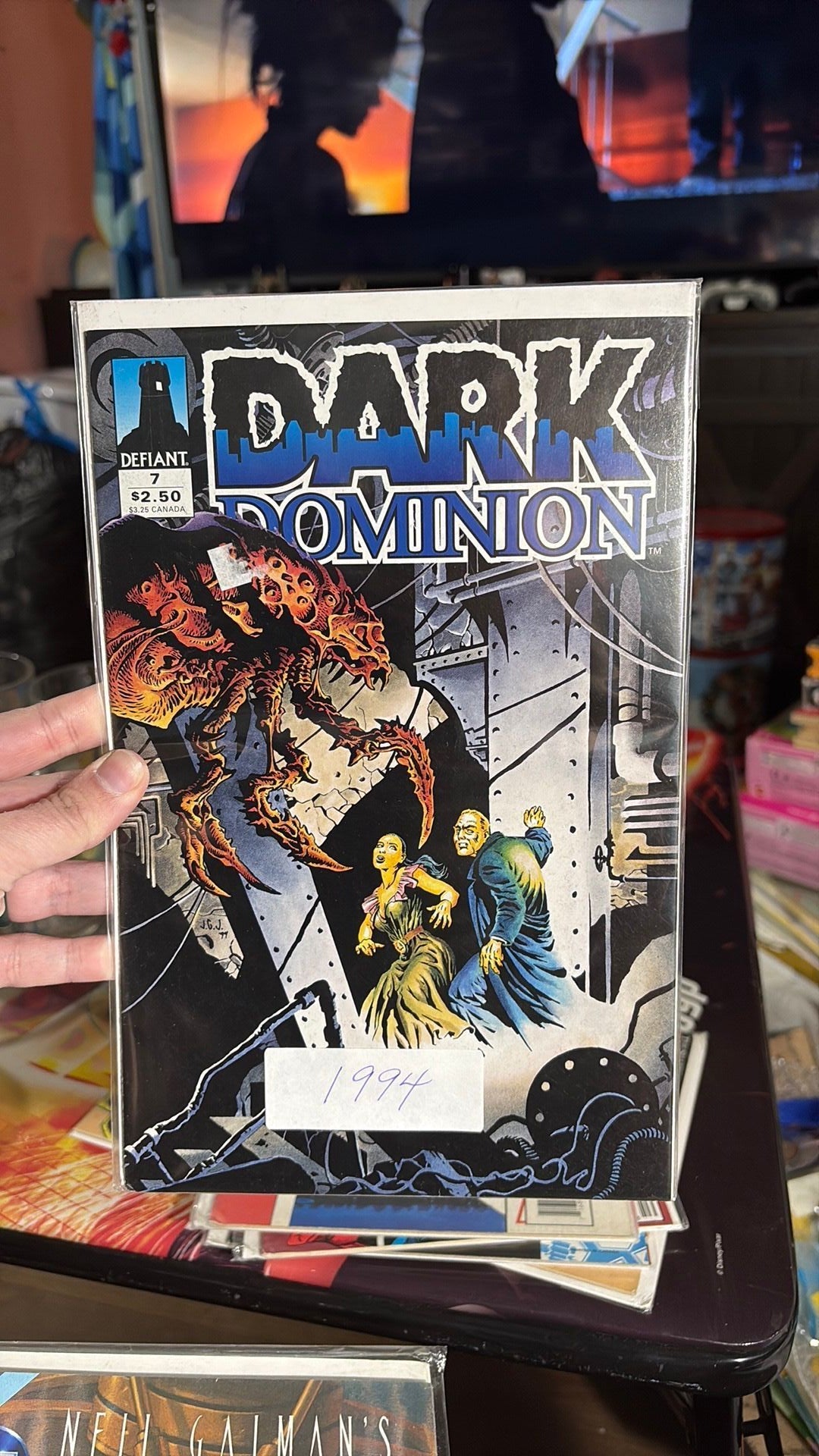 Vintage 1994 Defiant 7 Dark Dominion Comic Book