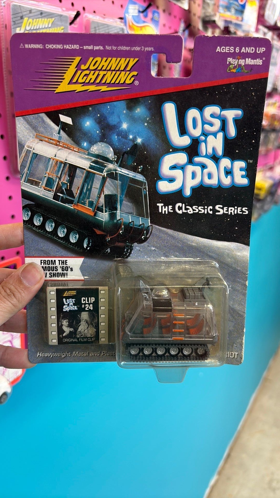 PW- 1998 Johnny Lightning Lost In Space The Chariot Vehicle NIP w/ Film Clip #24