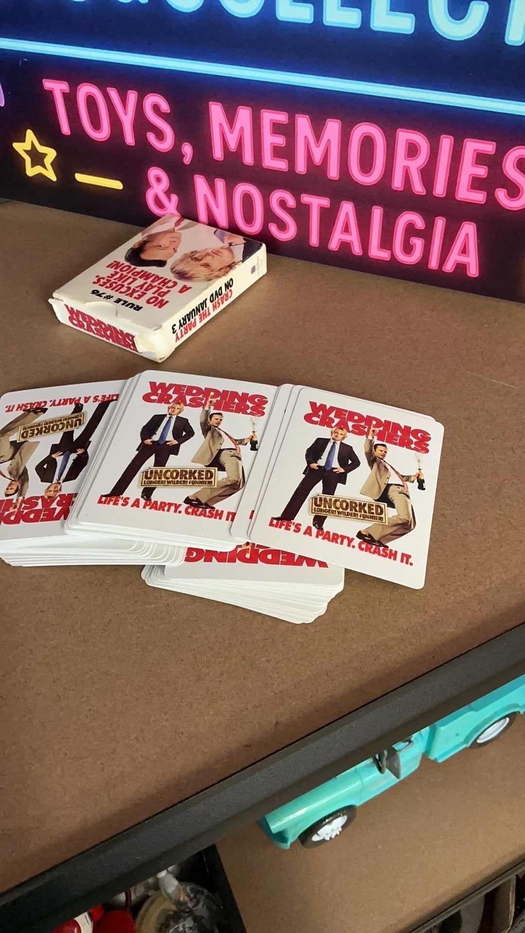 3C - Wedding Crashers Uncorked Movie Promo Playing Card Deck Wilson Vaughn