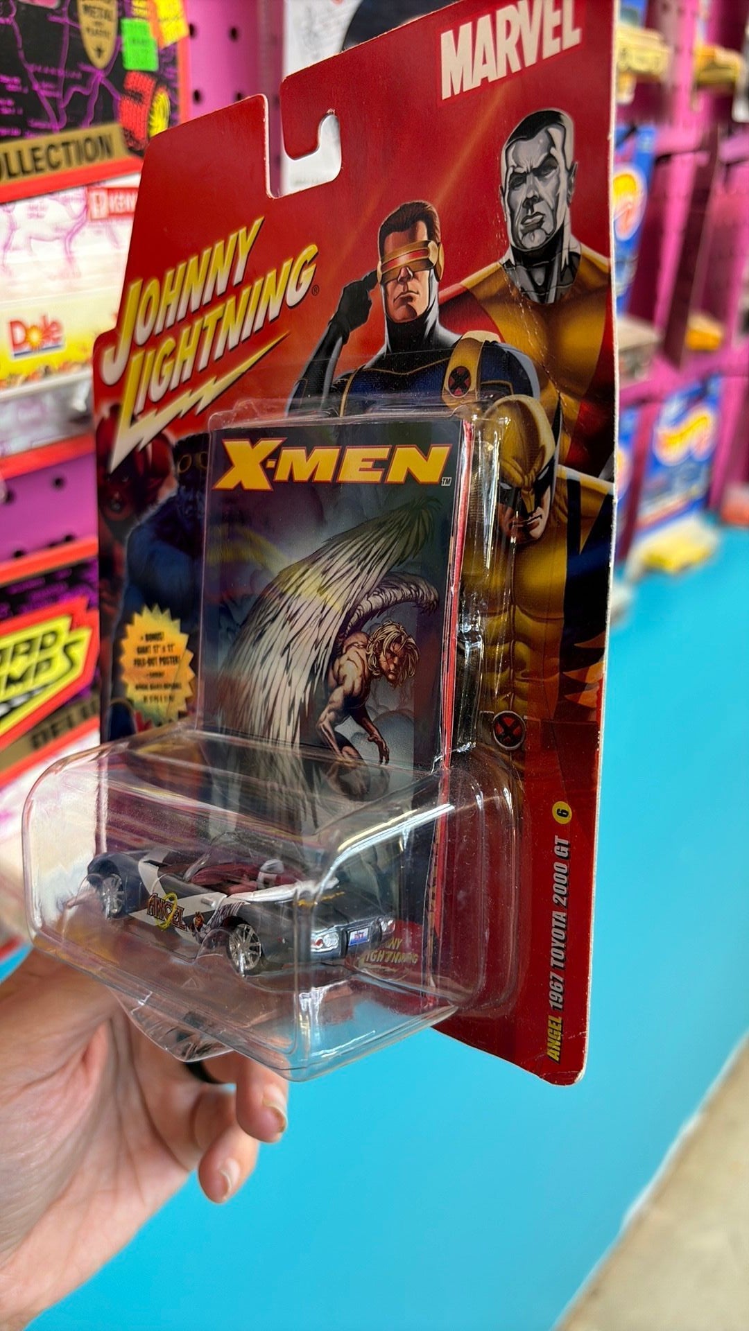 PW- 2006 Johnny Lightning Marvel X-Men Angel 1967 Toyota 2000 GT Original Package