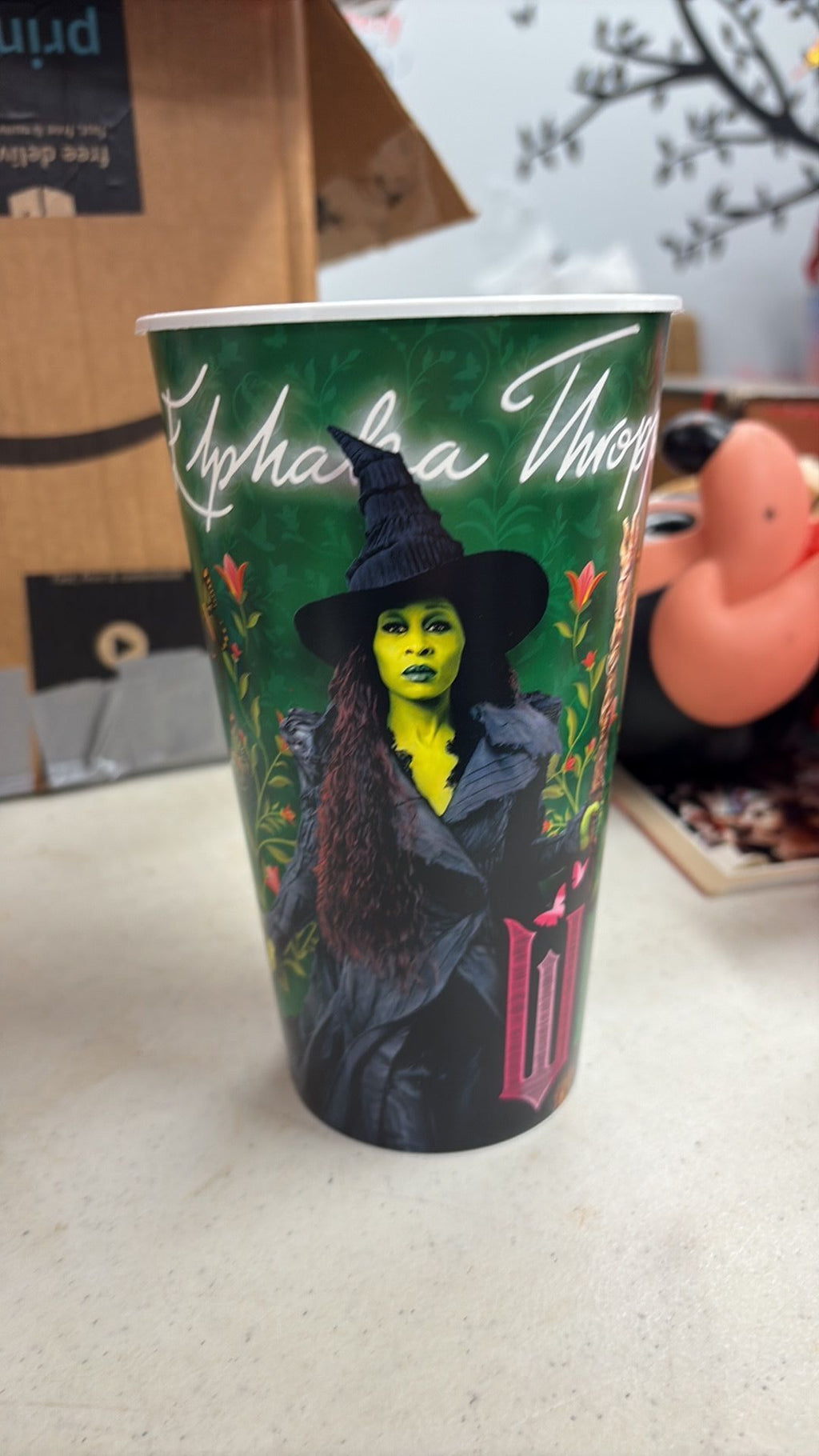 6B - Wicked for Good Glinda Upland Elphaba Thropp Promotional Collectible Cup