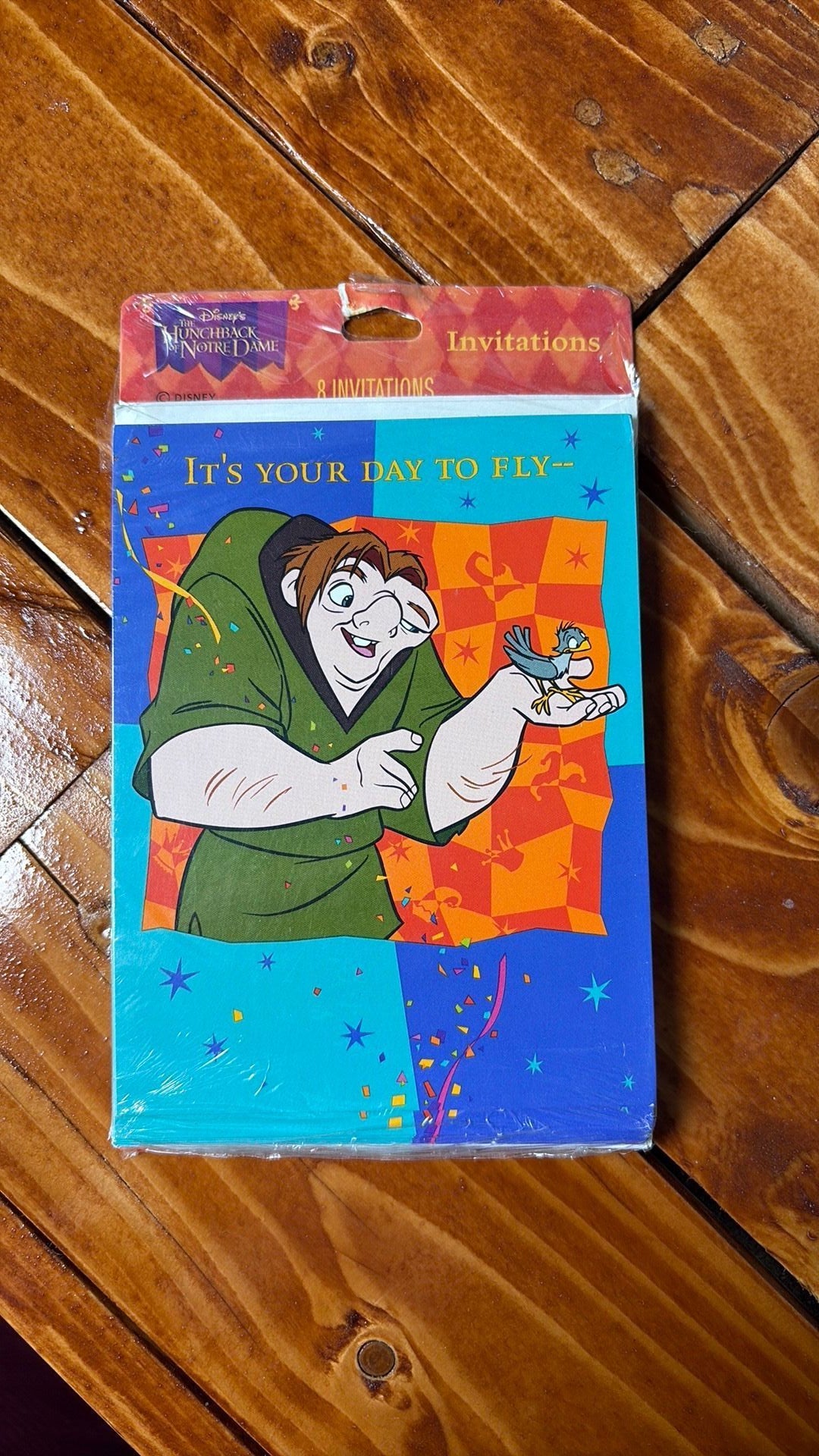 2B- Hunchback Of Notre Dame Invitations (8) Birthday Party Vintage Disney