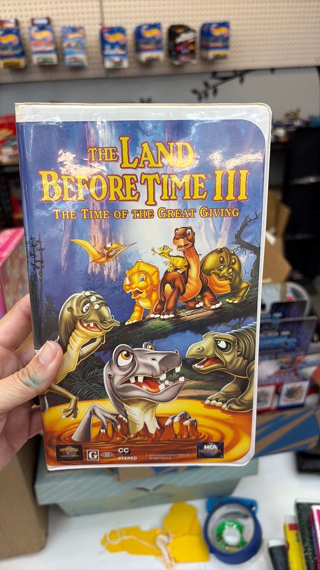 The Land Before Time III: The Time of Great Giving 1995 VHS Clamshell Edition