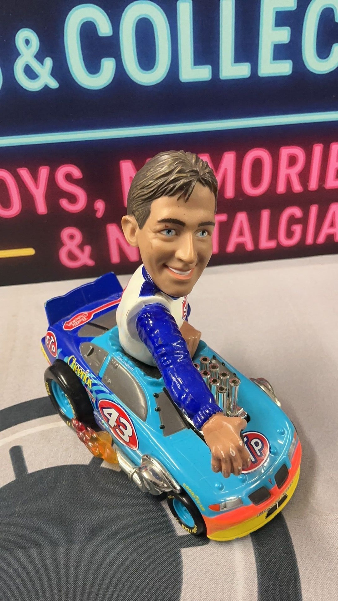 8B- Hot Wheels Radical Rides John Andretti #43 STP NASCAR Diecast has wear