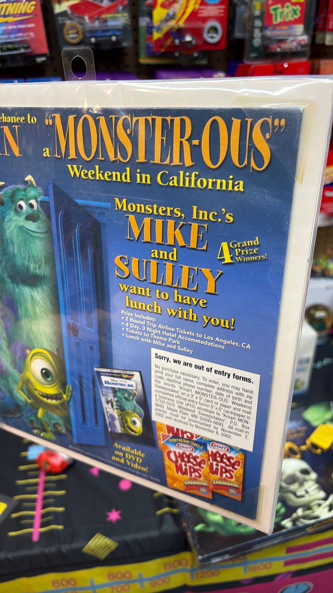Monsters Inc Advertisement Cheese Nips