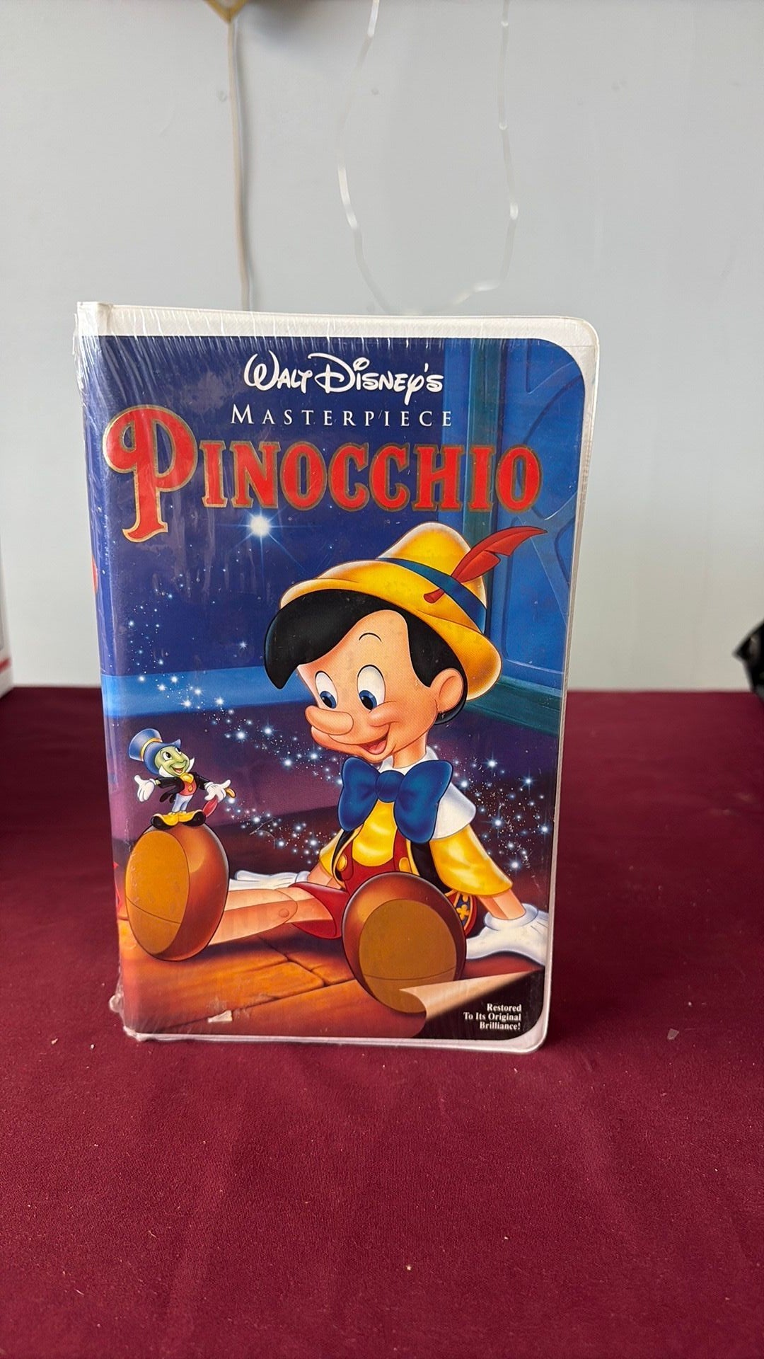 1993 Walt Disney Pinocchio VHS Tape Clamshell Case Brand New Sealed