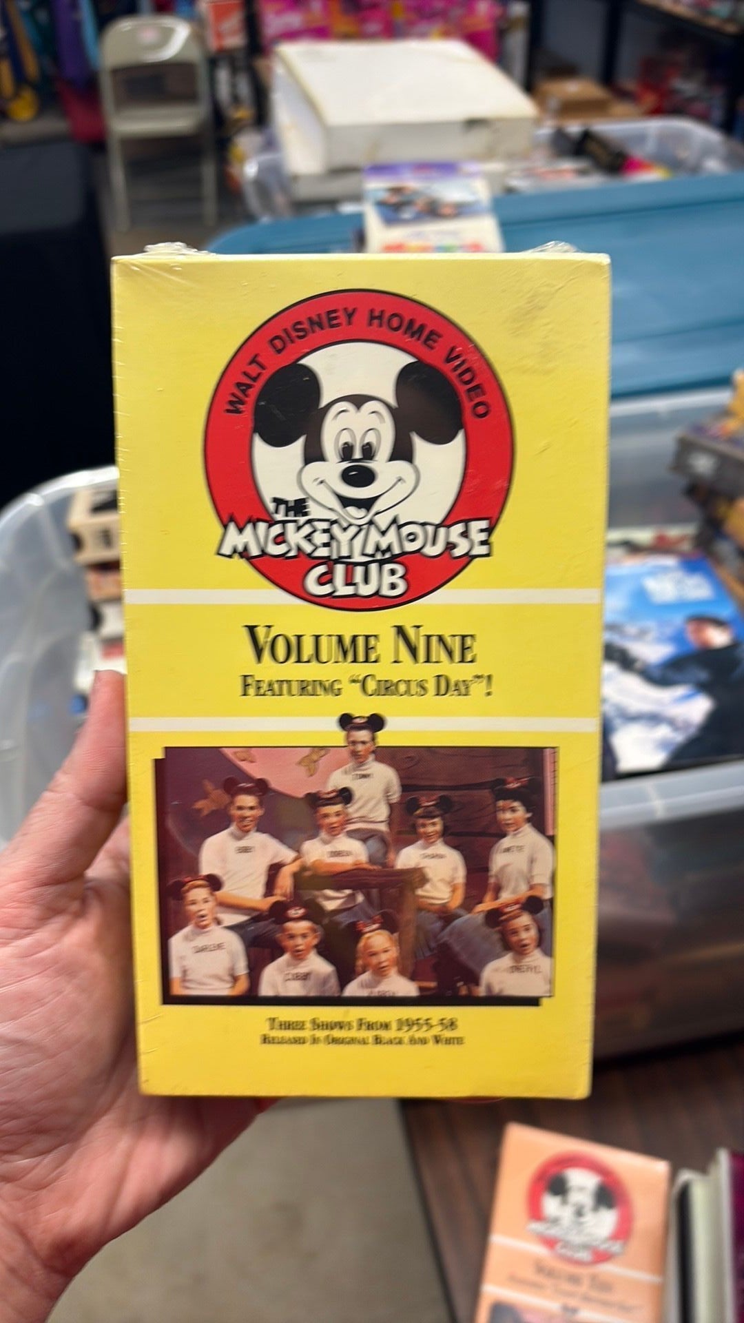 6D- **SEALED** Walt Disney The Mickey Mouse Club Vol Nine VHS Black & White