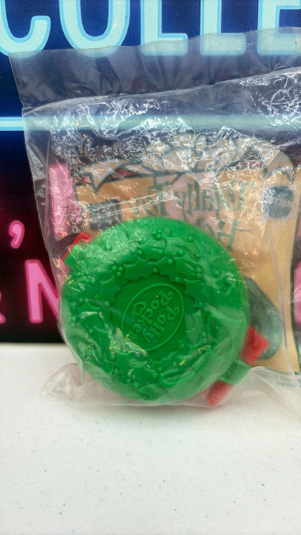 9B- McDonalds Polly Pocket Toy Mattel 1993 Totally Toy Holiday Christmas Happy Meal