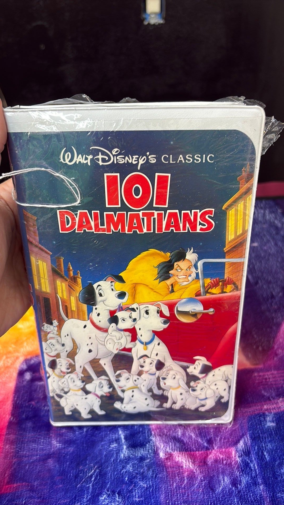 Walt Disney’s 101 Dalmatians (VHS, 1992) Black Diamond 'The Classics' New Sealed but seal is ripped