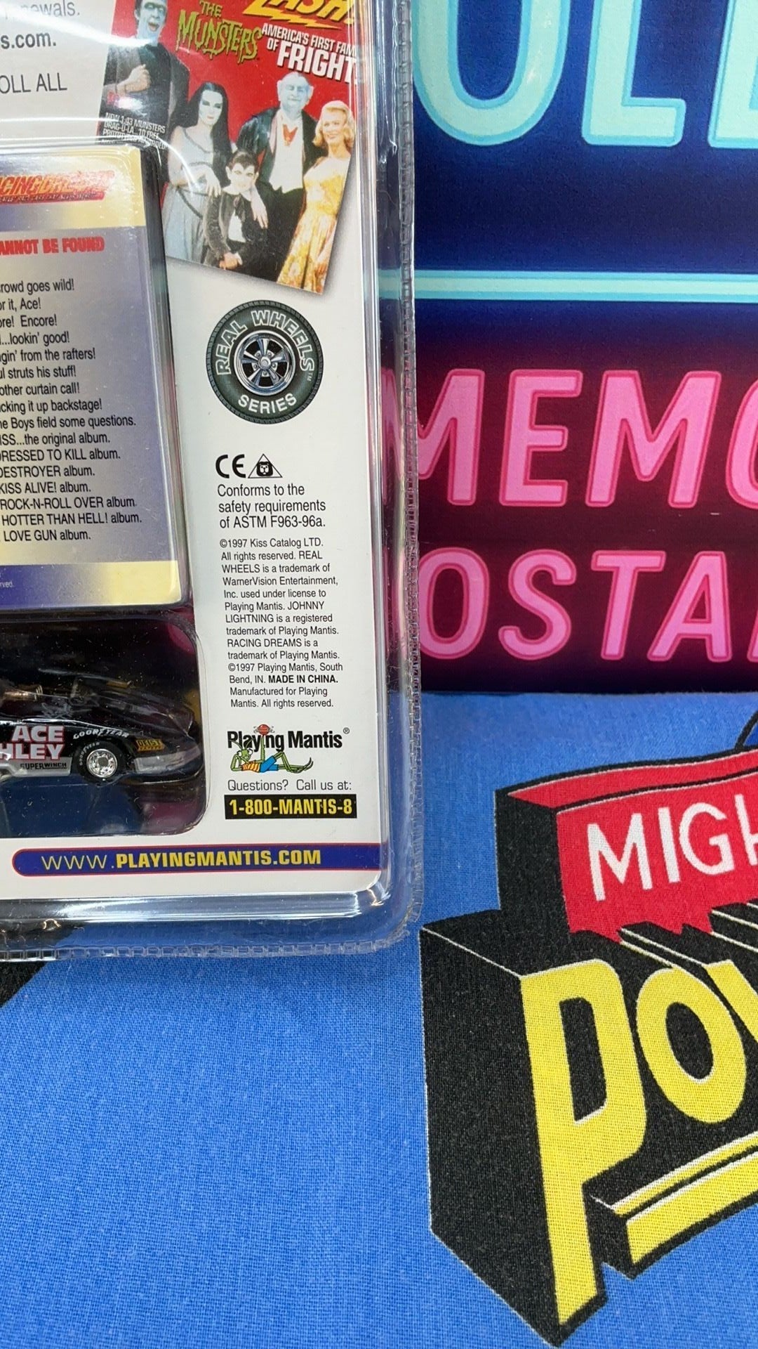 PR1- 1997 Johnny Lightning KISS Ace Frehley Funny Car Black Bonus Photo Card #10