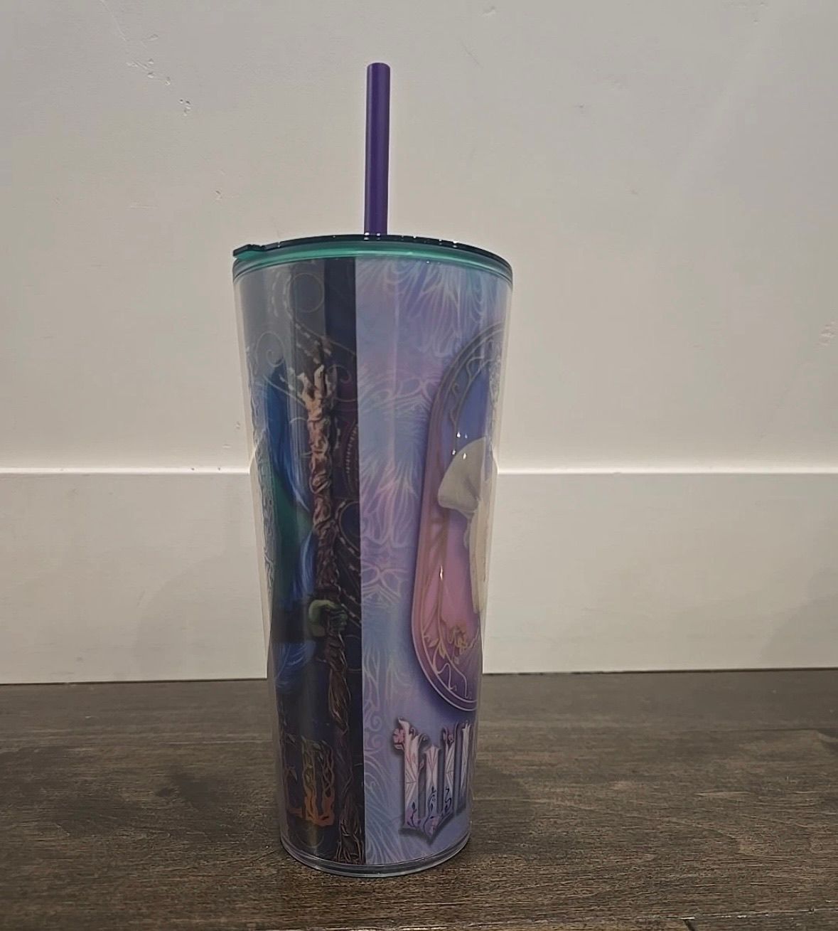6B - Wicked For Good Tumbler Cup Cinemark With Reusable Straw New Glinda & Elphaba - New