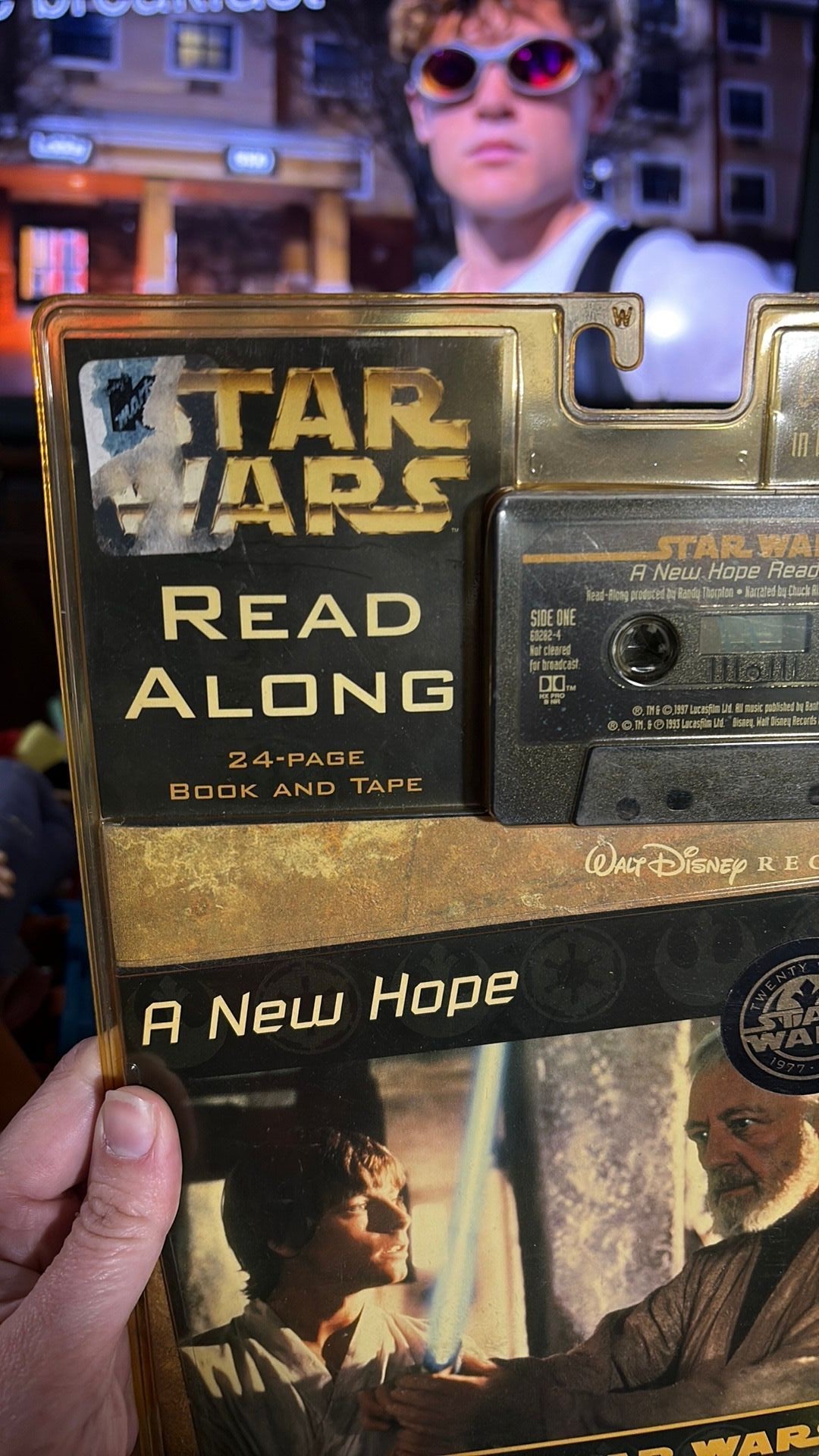 F- Disney Star Wars New Hope Read-Along Book Lucas Films Cassette Tape 1997