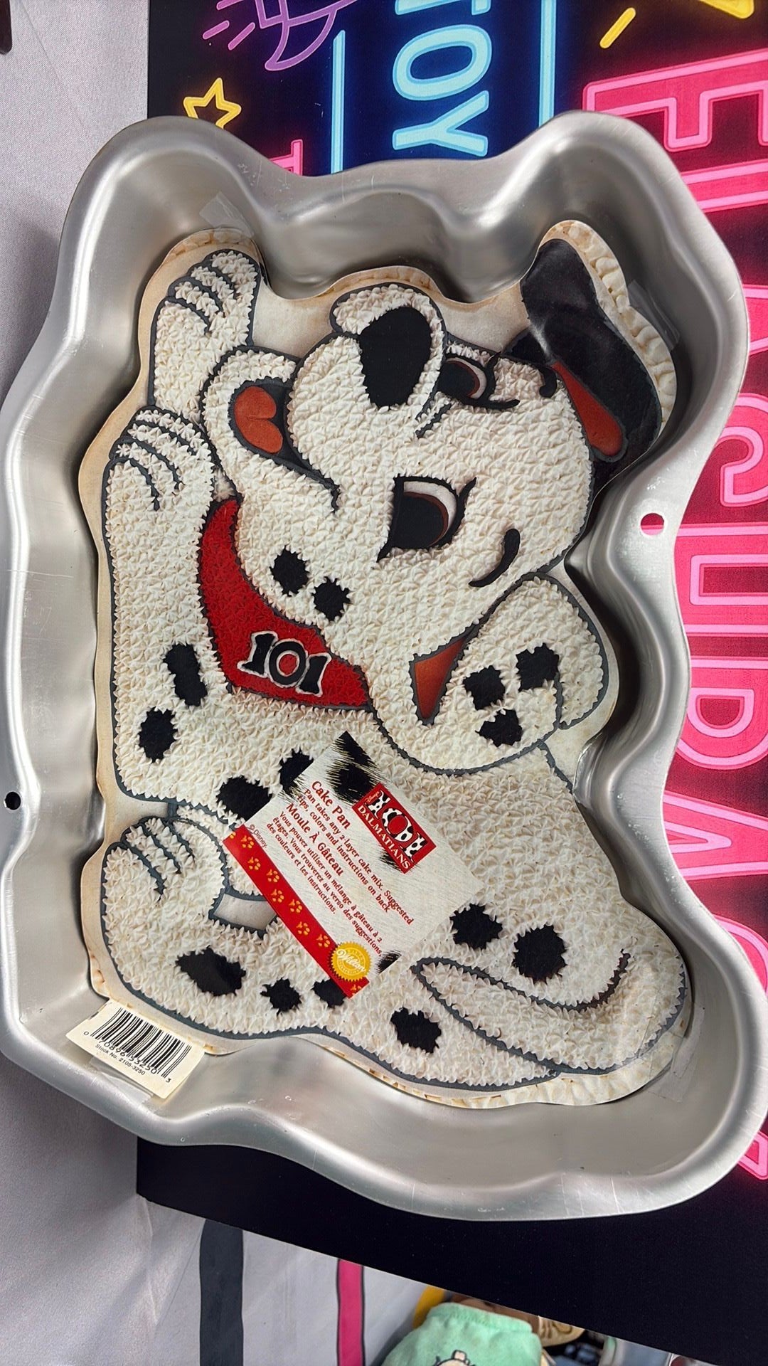 5D- Vintage 1996 Wilton Disney 101 Dalmatians Cake Pan Mold #2105-3250 New