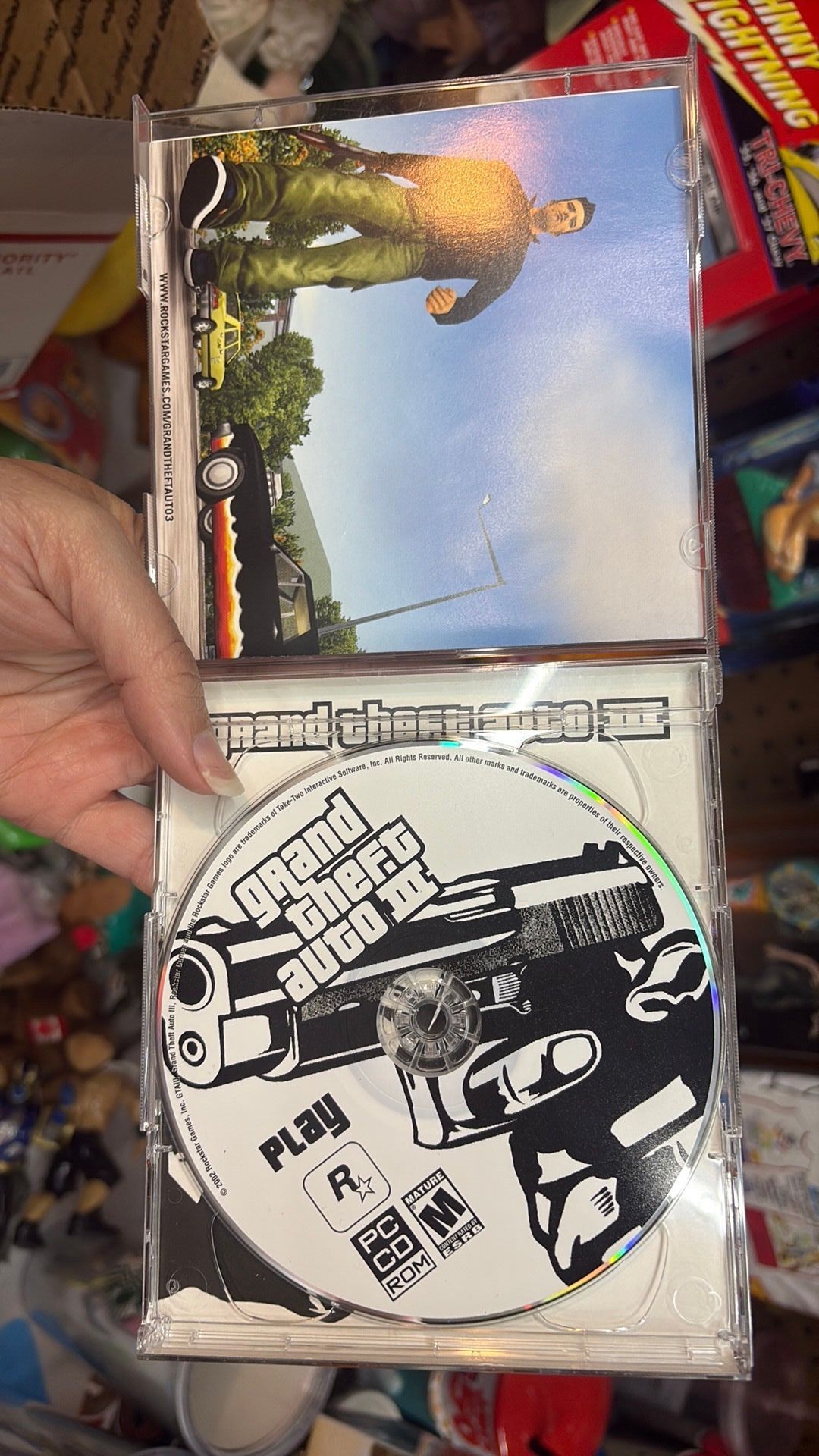 Grand Theft Auto III PC CD-ROM, 2002, Rockstar Games, 2-Disc Set