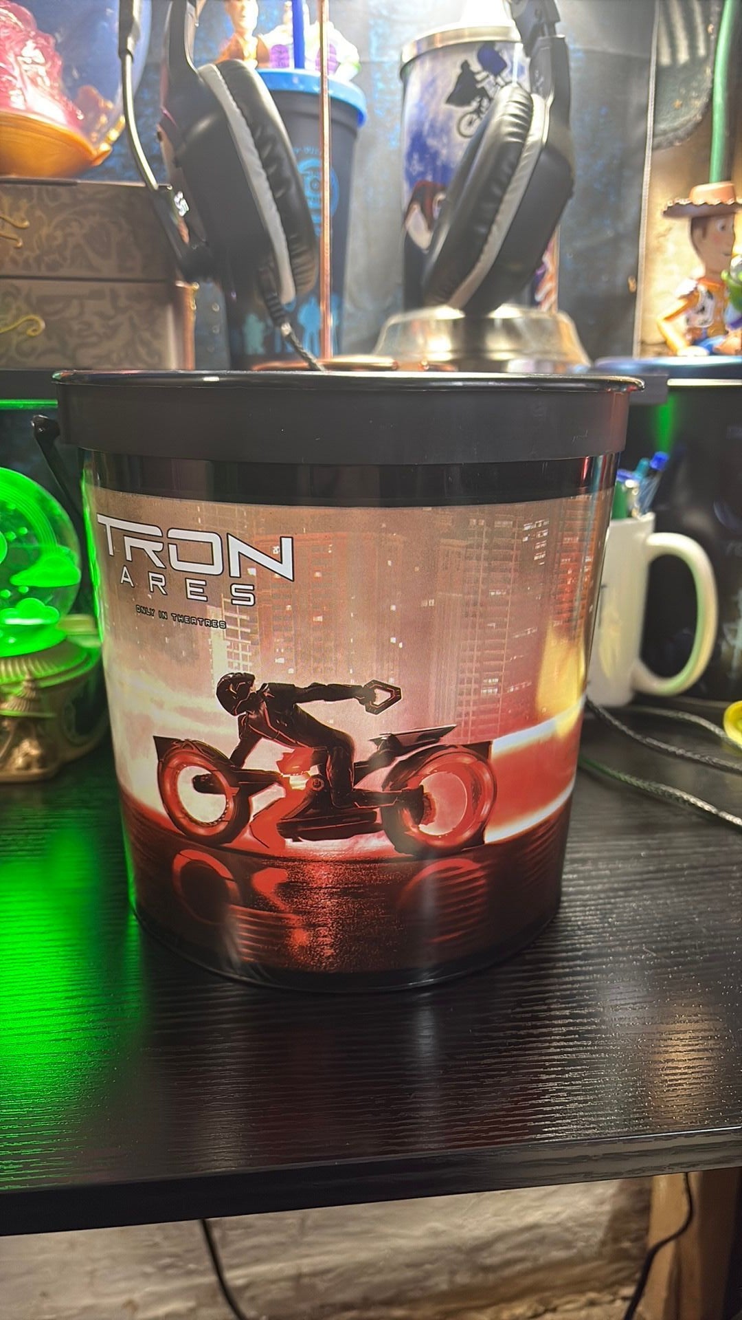 6A - Disney Tron Ares 2025 Movie Theater Exclusive 170 Oz. Popcorn Tub - NEW
