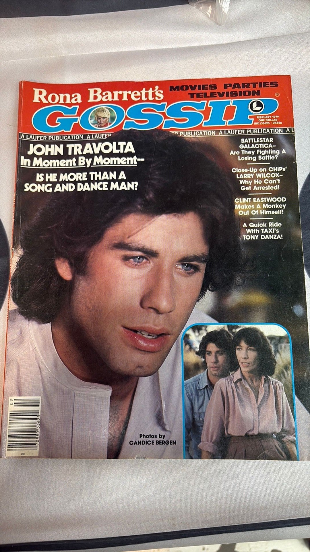 Vintage Rona Barrett's Gossip Febuary 1979 John Travolta Clint Eastwood Magazine