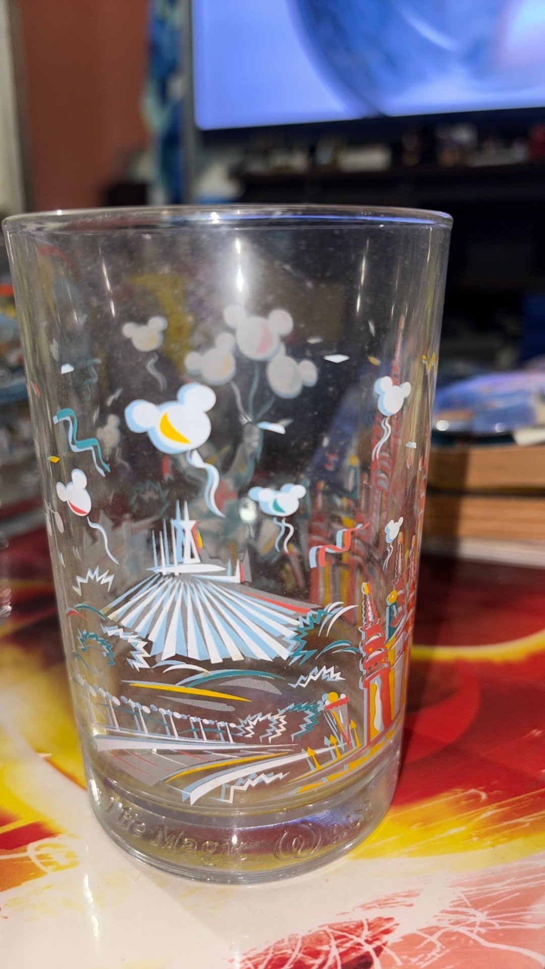 McDonalds Walt Disney World Remember The Magic 25th Anniversary DONALD Glass