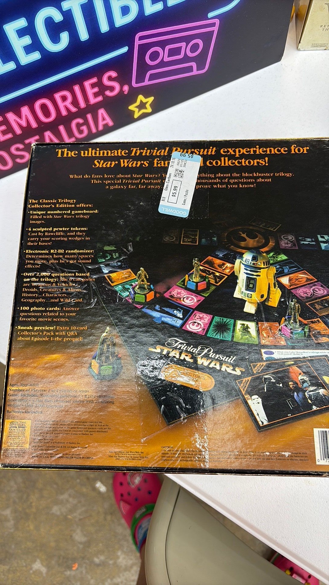 9A- 1997 Trivial Pursuit Star Wars Classic Trilogy Collector's Edition 100% COMPLETE