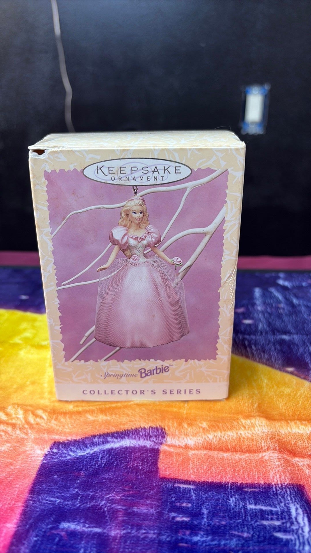15C1- 1996 Hallmark Keepsake Ornament Easter Springtime Barbie Collector's Series