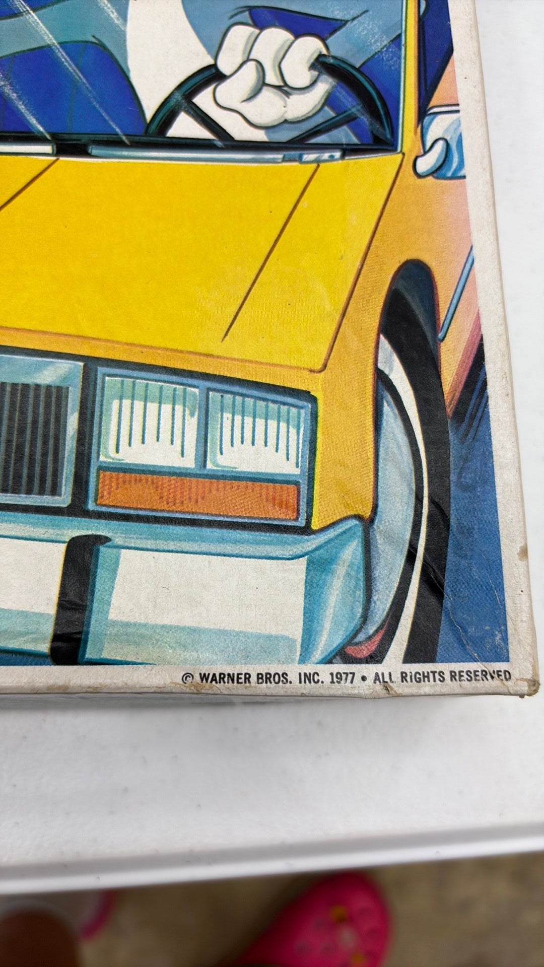 4B- 1977 Bugs Bunny Looney Tunes Jigsaw Puzzle Large Piece Bank 100 Piece 14x18 Vintage  - READ